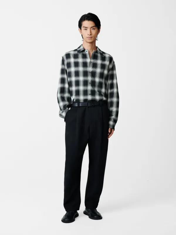 Tuck Pleated Pant in Black made by Studio Nicholson