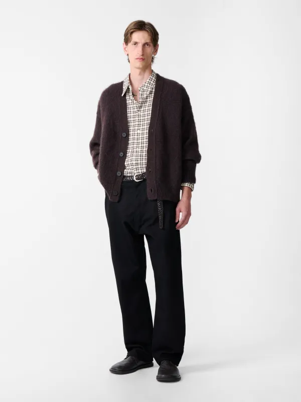 Marylebone Straight Leg Denim Pant in Black made by Studio Nicholson