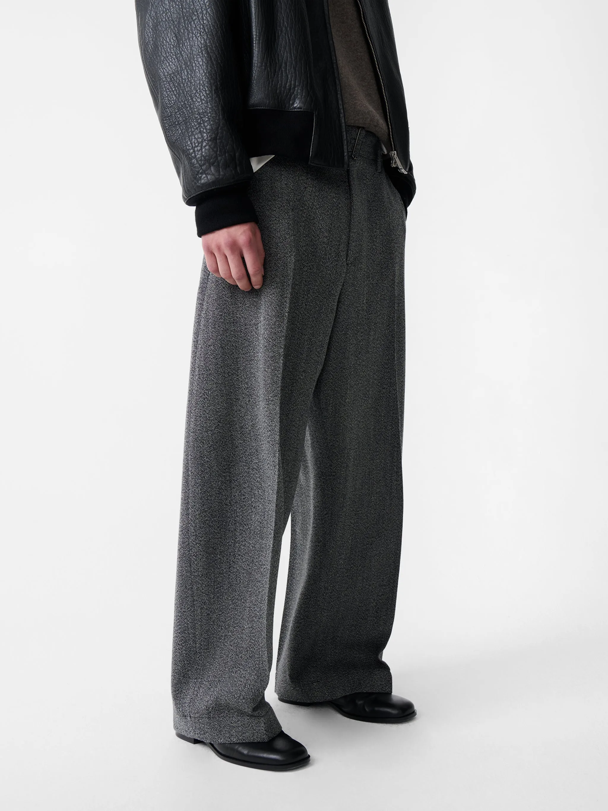 Vital Belted Pant in Black / White sold by Studio Nicholson product image thumbnail 5