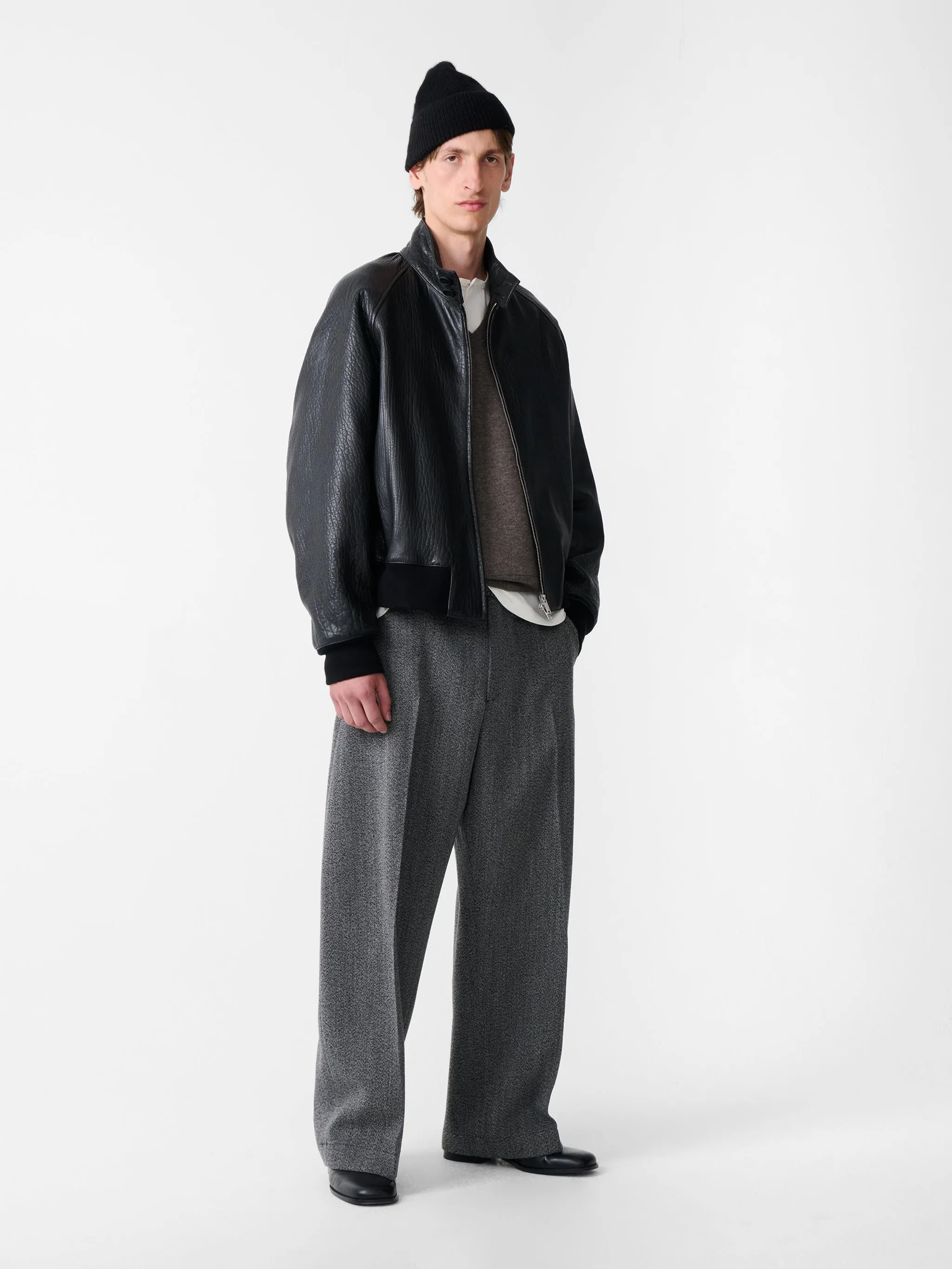 Vital Belted Pant in Black / White sold by Studio Nicholson product image thumbnail 2