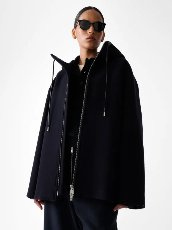 Etna Wool Jacket in Dark Navy made by Studio Nicholson