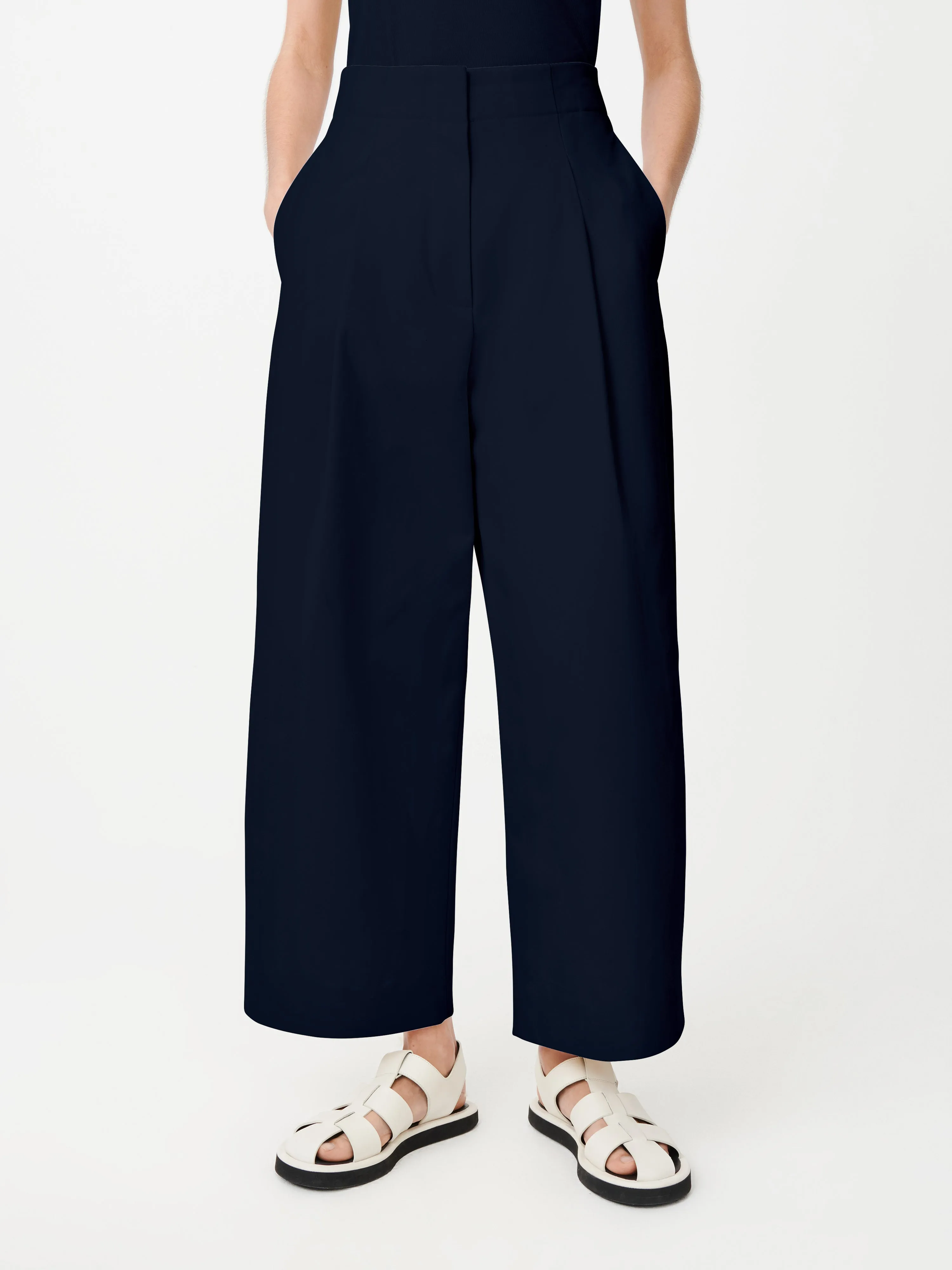 Dordoni Pleated Pant in Dark Navy sold by Studio Nicholson product image thumbnail 4