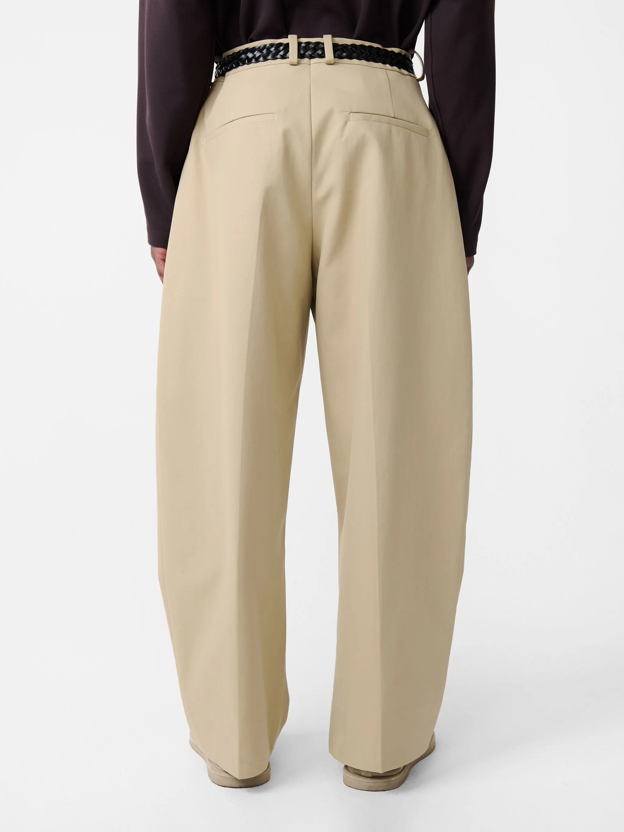 Pull Tailored Pant in Sand sold by Studio Nicholson product image thumbnail 5