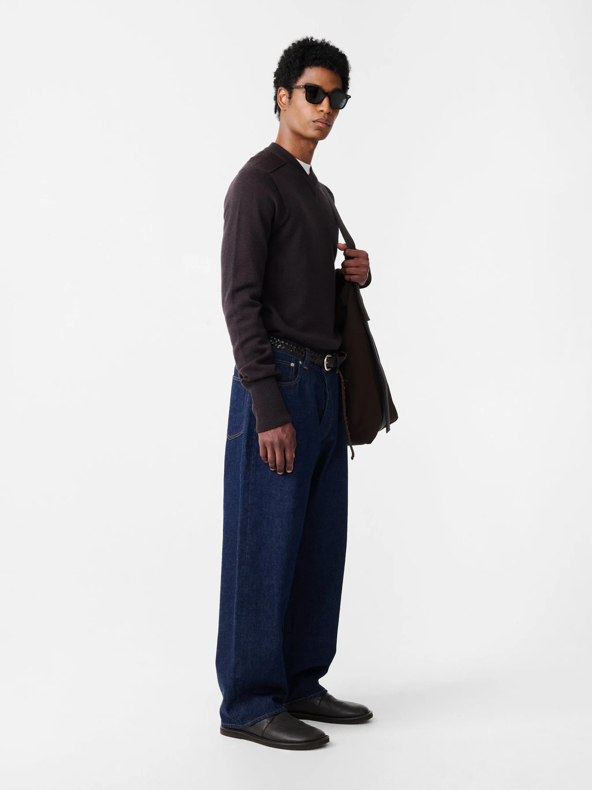 Seb Straight Leg Denim Pant in Indigo Wash sold by Studio Nicholson product image thumbnail 2