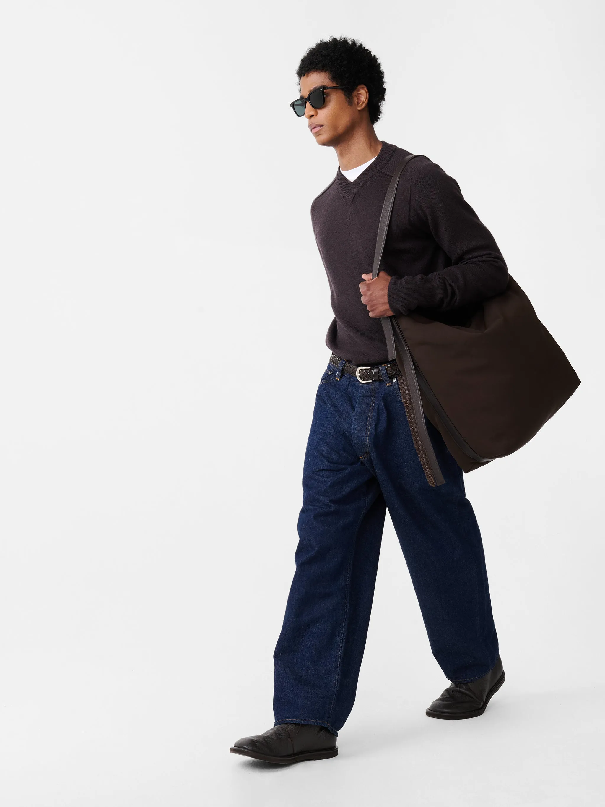Seb Straight Leg Denim Pant in Indigo Wash sold by Studio Nicholson product image thumbnail 3