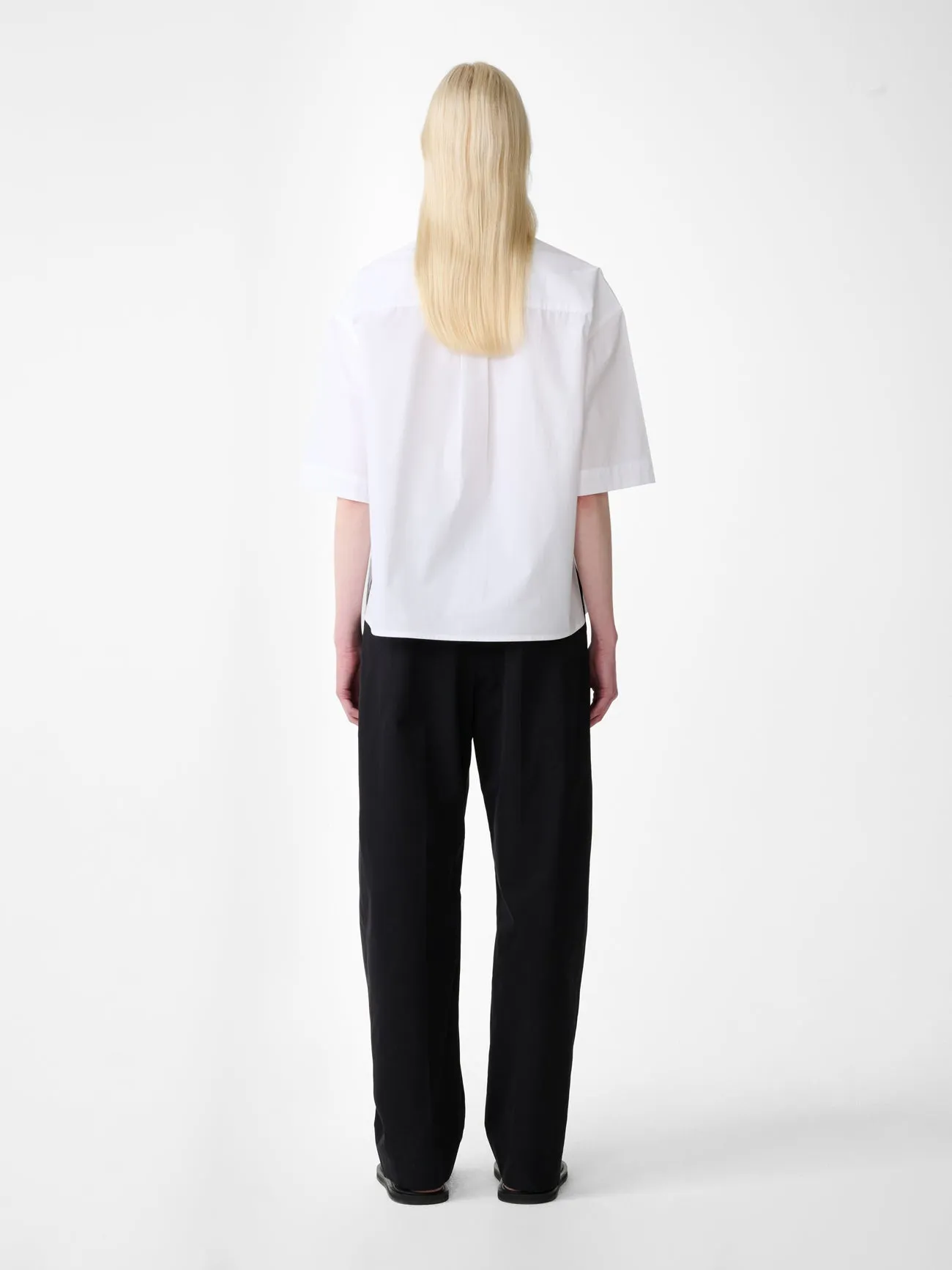 Sperro Tailored Cotton Pant in Black sold by Studio Nicholson product image thumbnail 3