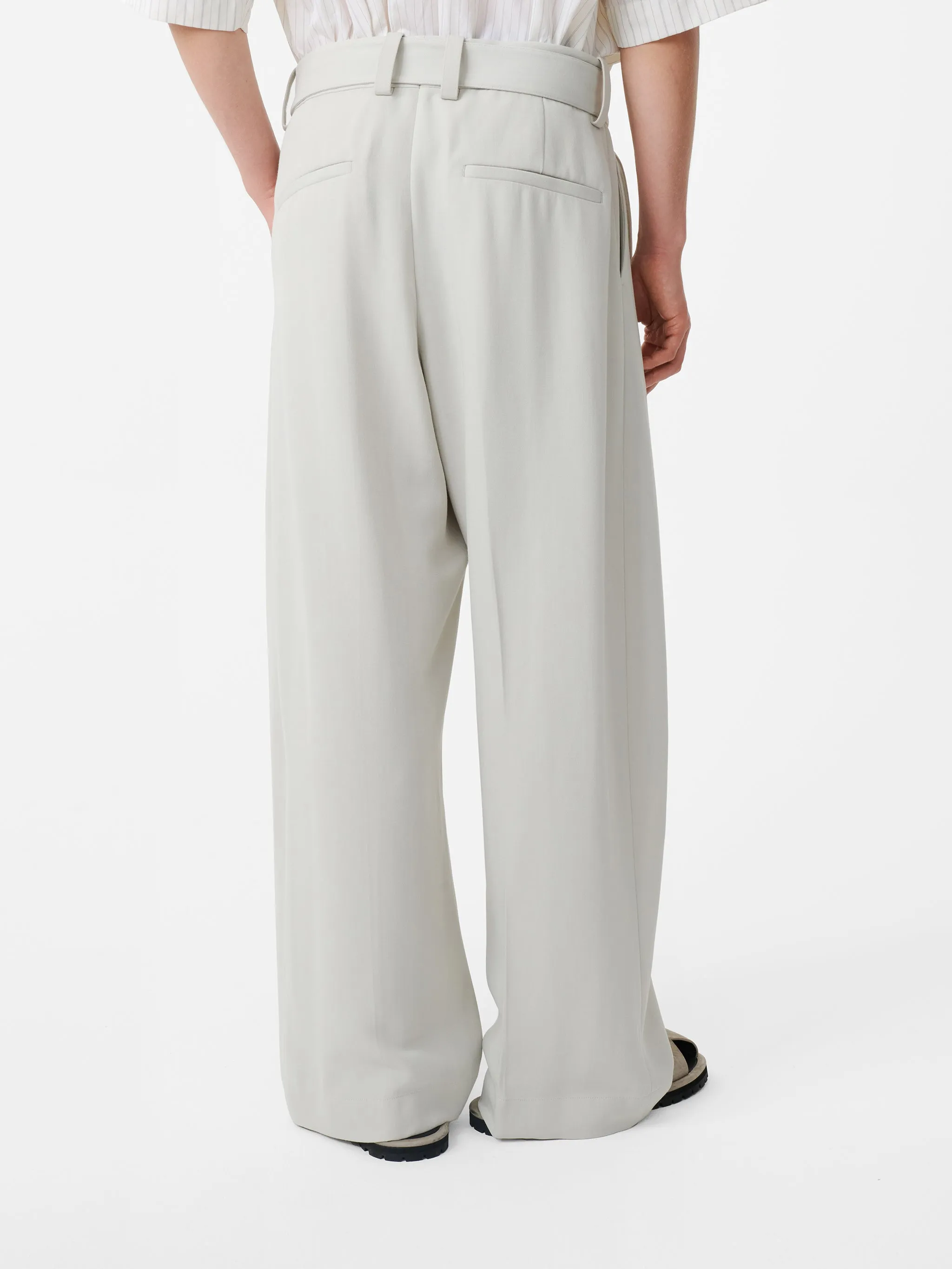 Vital Belted Pant in Ice sold by Studio Nicholson product image thumbnail 5