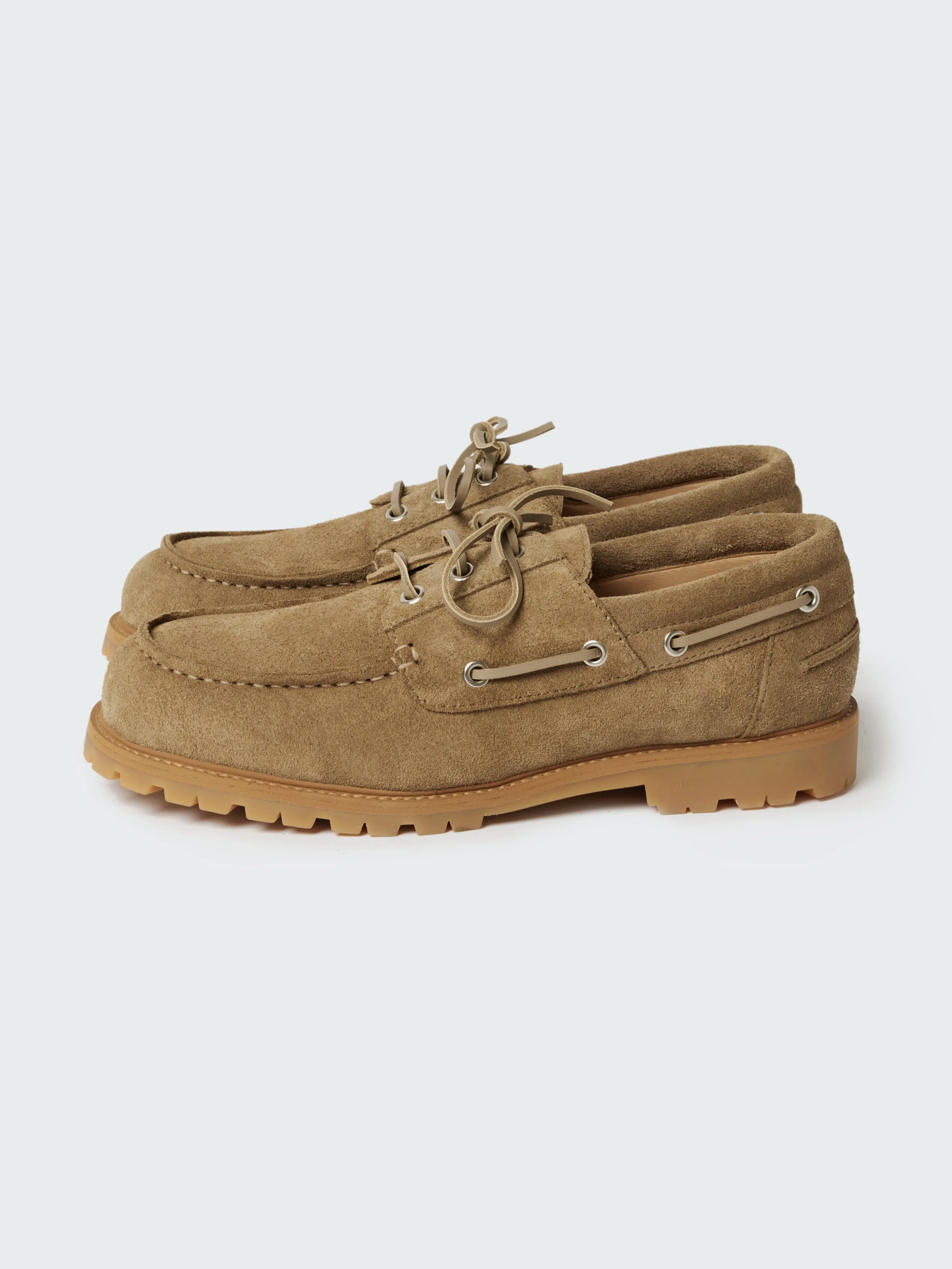 Guston Suede Shoe in Taupe sold by Studio Nicholson product image thumbnail 2