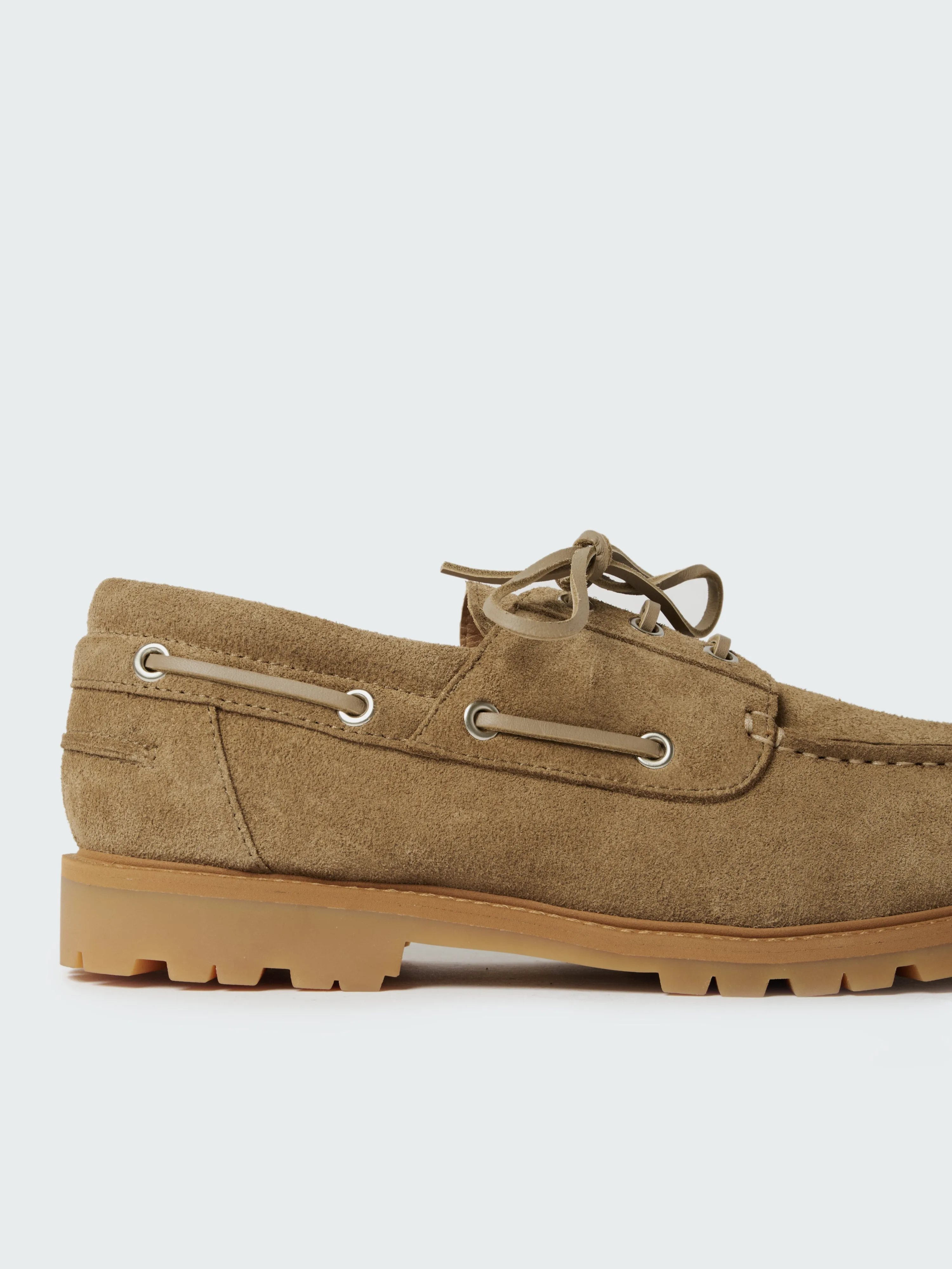 Guston Suede Shoe in Taupe sold by Studio Nicholson product image thumbnail 5
