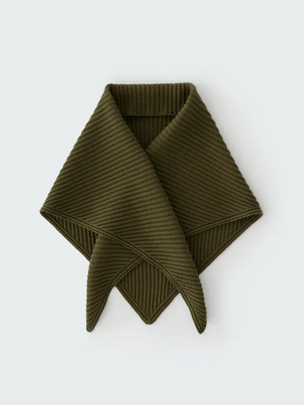 Isos Scarf in Olive made by Studio Nicholson