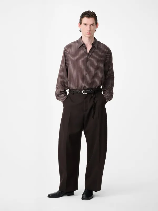 Fume Tailored Pant in Coffee made by Studio Nicholson
