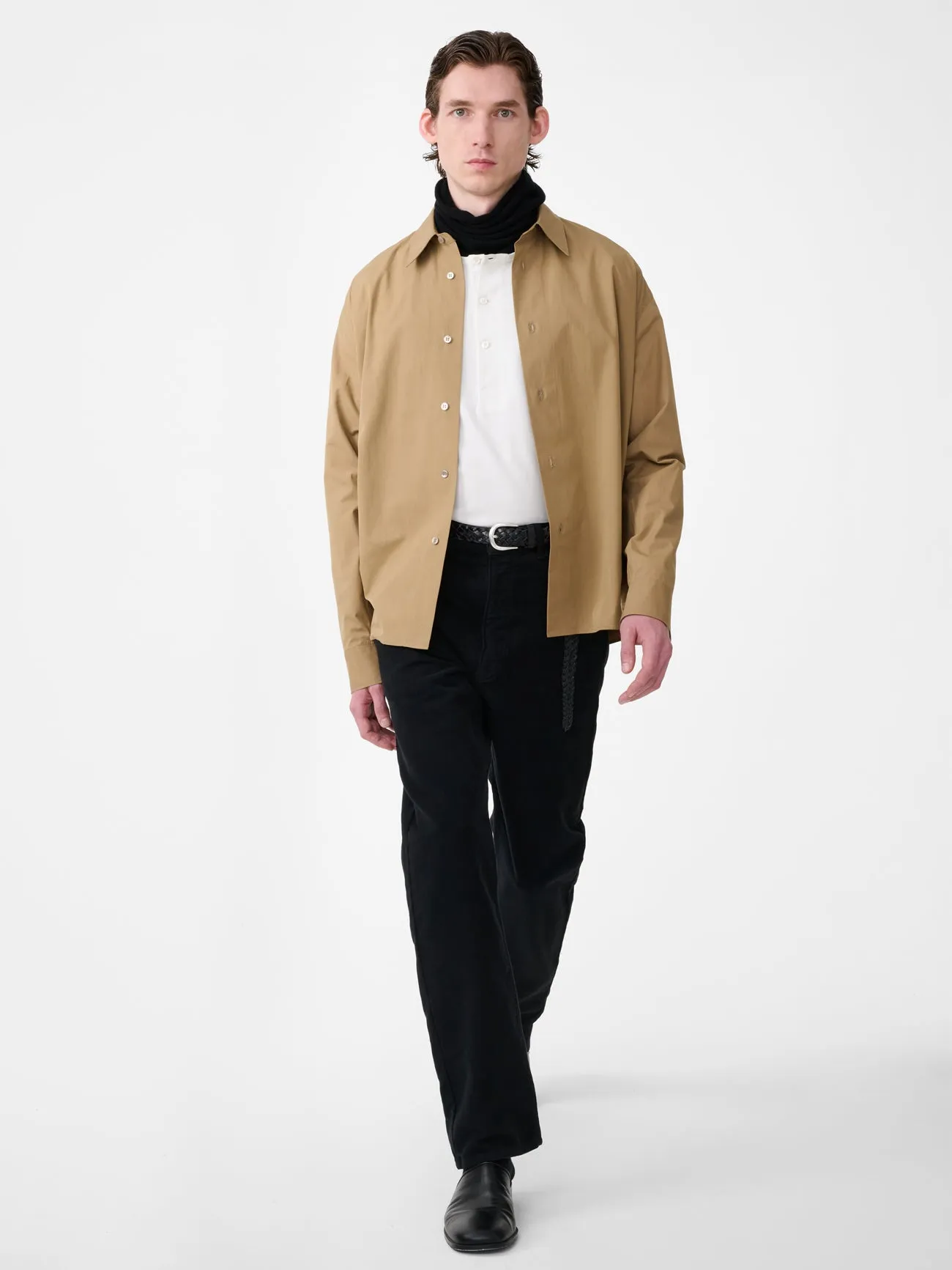 Hal Cotton Shirt in Chino sold by Studio Nicholson product image thumbnail 5