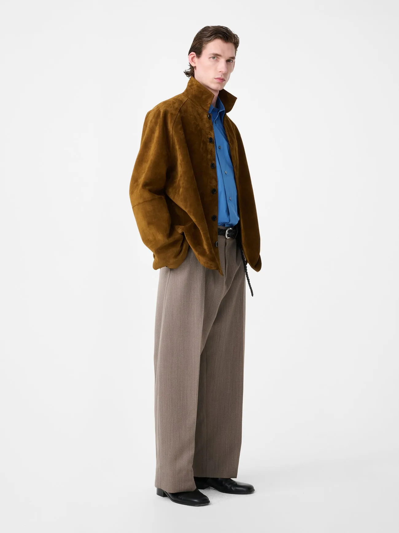 Hal Shirt in Uniform Blue sold by Studio Nicholson product image thumbnail 2
