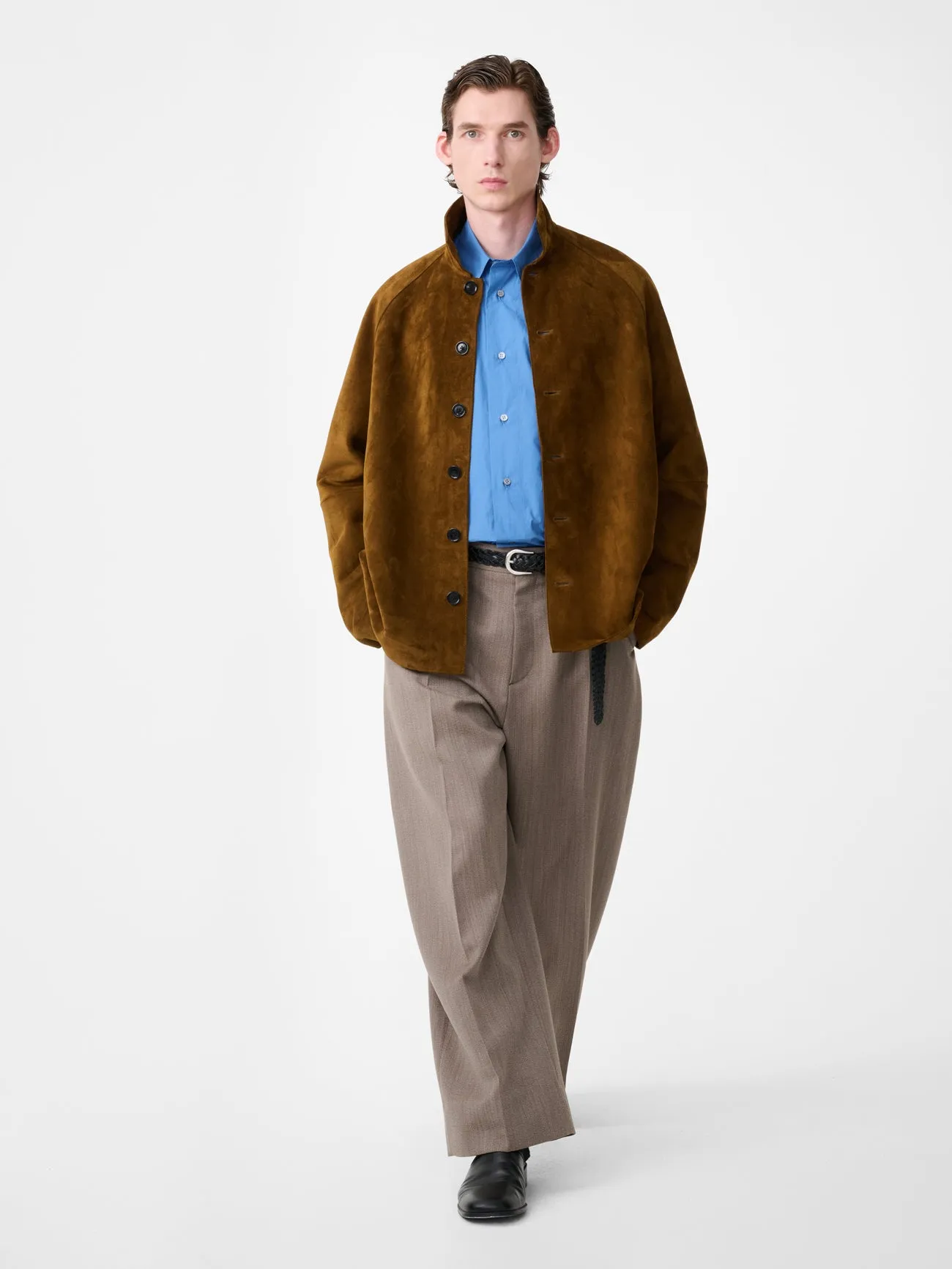Hal Shirt in Uniform Blue sold by Studio Nicholson product image thumbnail 4