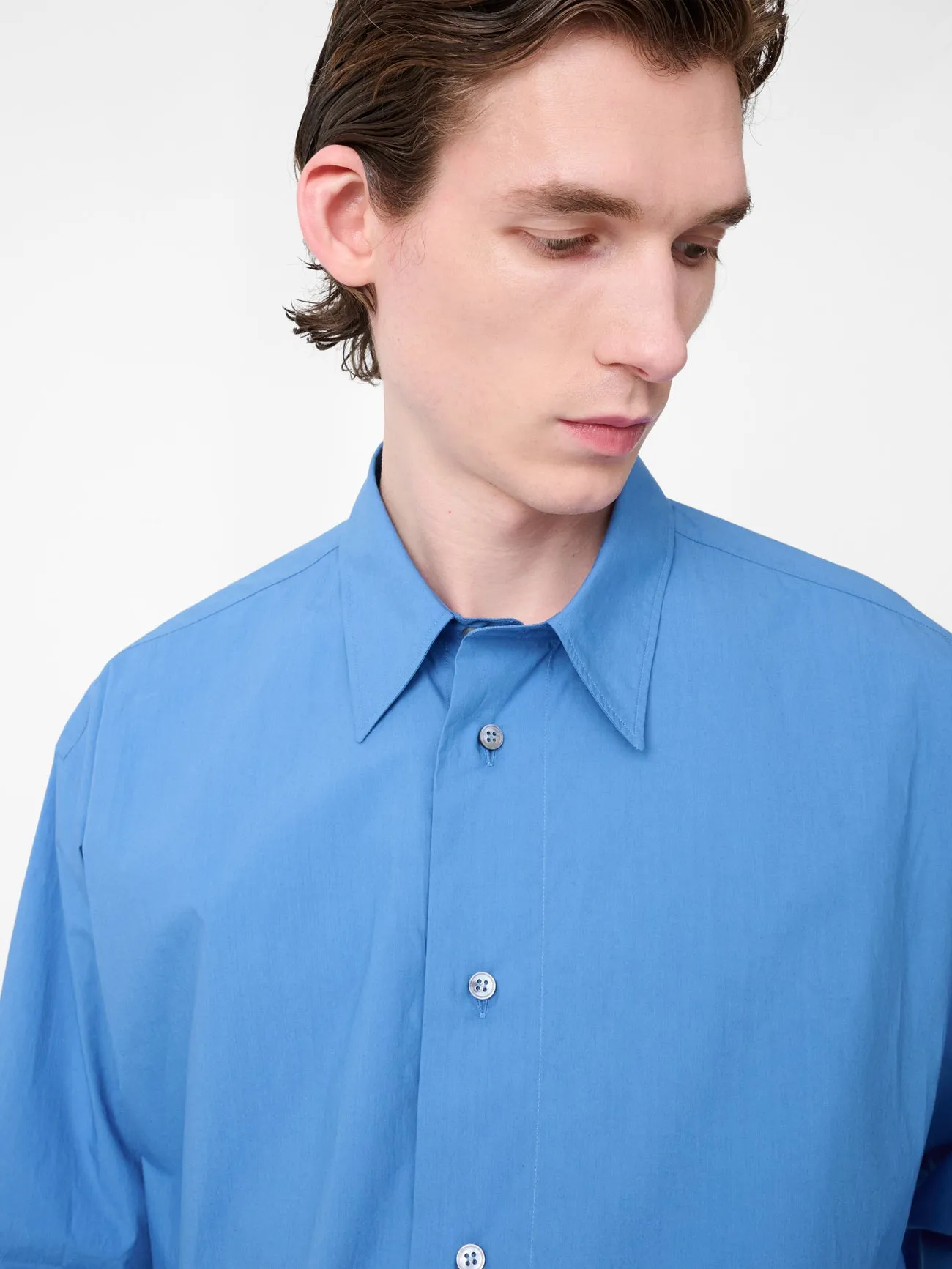 Hal Shirt in Uniform Blue sold by Studio Nicholson product image thumbnail 5