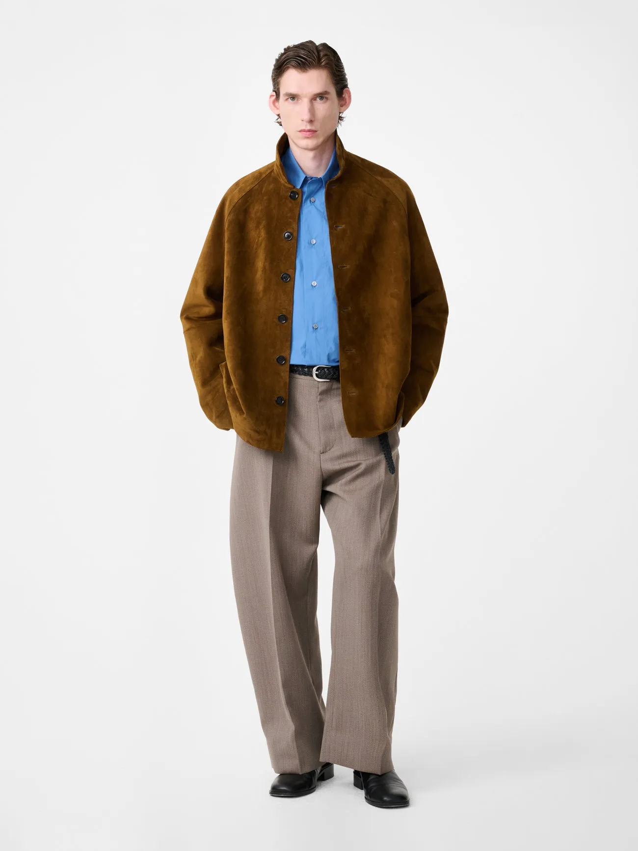 Hal Shirt in Uniform Blue sold by Studio Nicholson product image thumbnail 3
