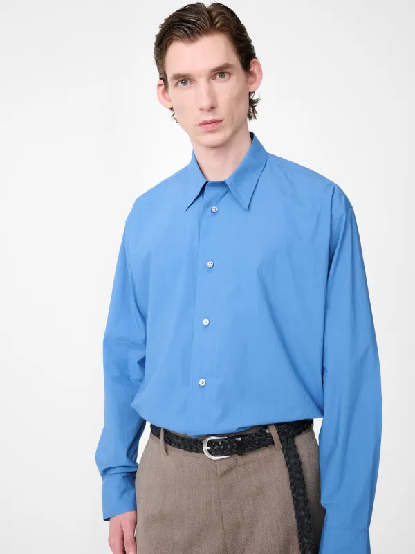 Hal Shirt in Uniform Blue made by Studio Nicholson