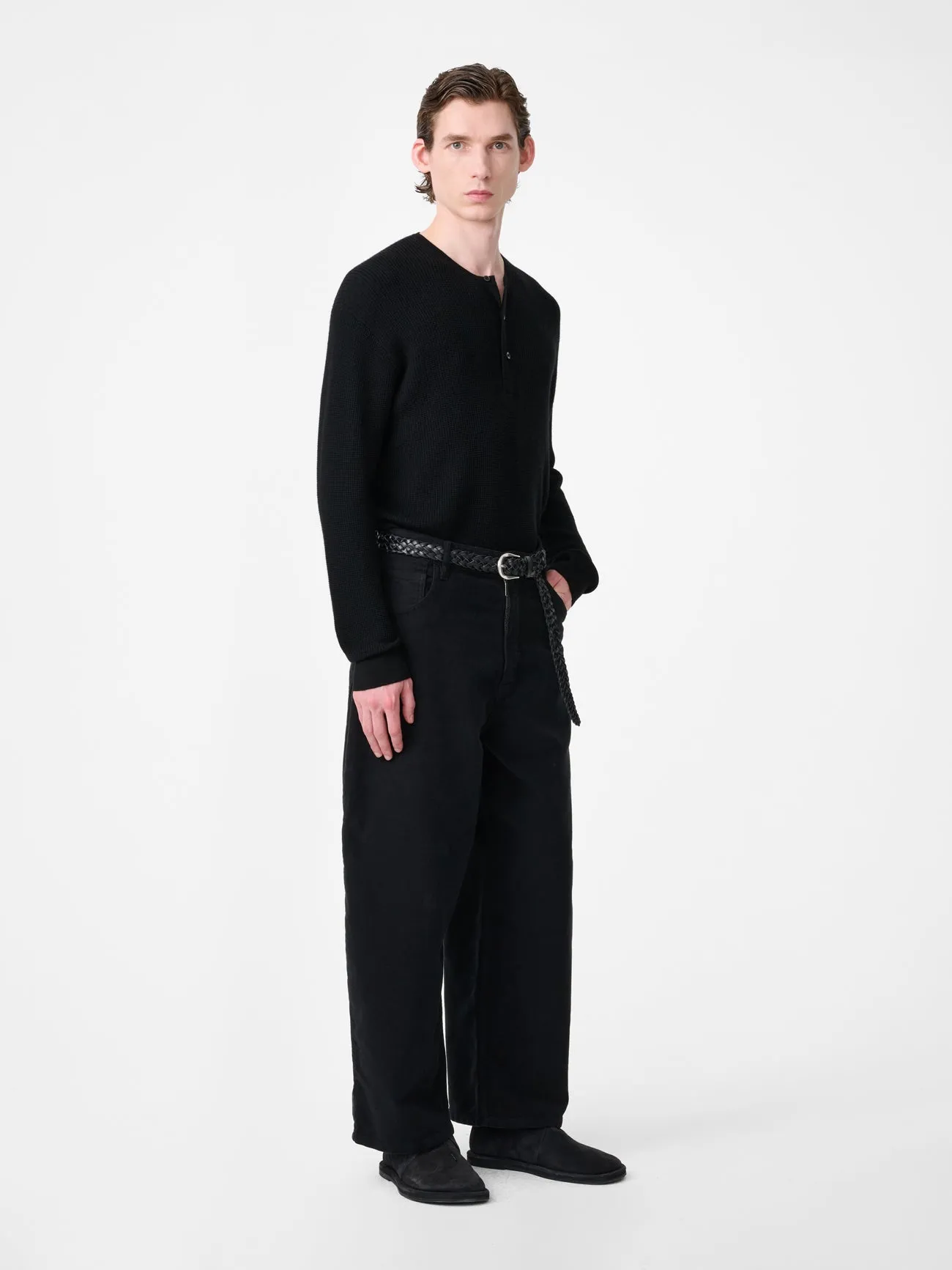 Corine Knit in Black sold by Studio Nicholson product image thumbnail 3