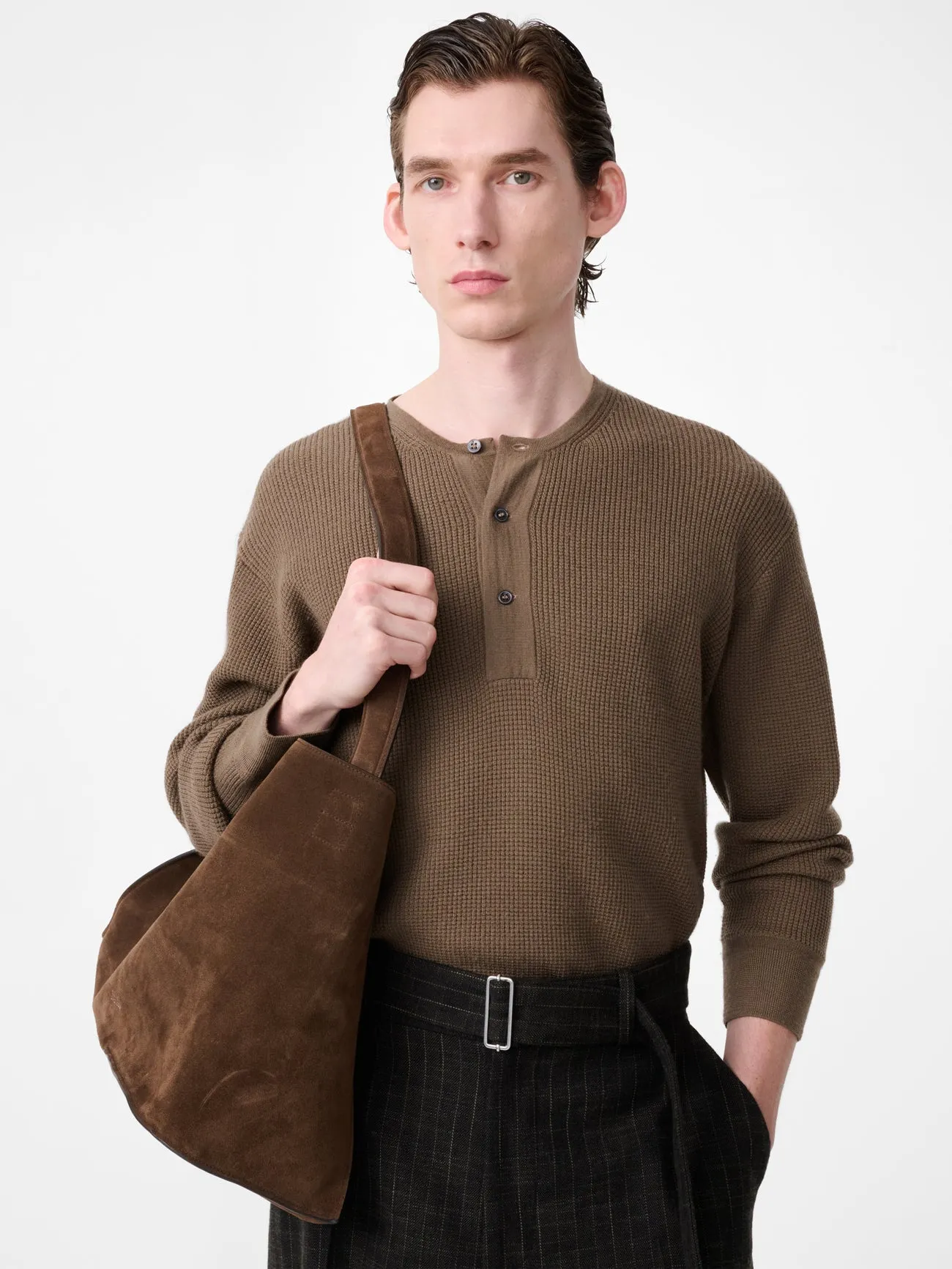 Corine Knit in Bark sold by Studio Nicholson product image thumbnail 3