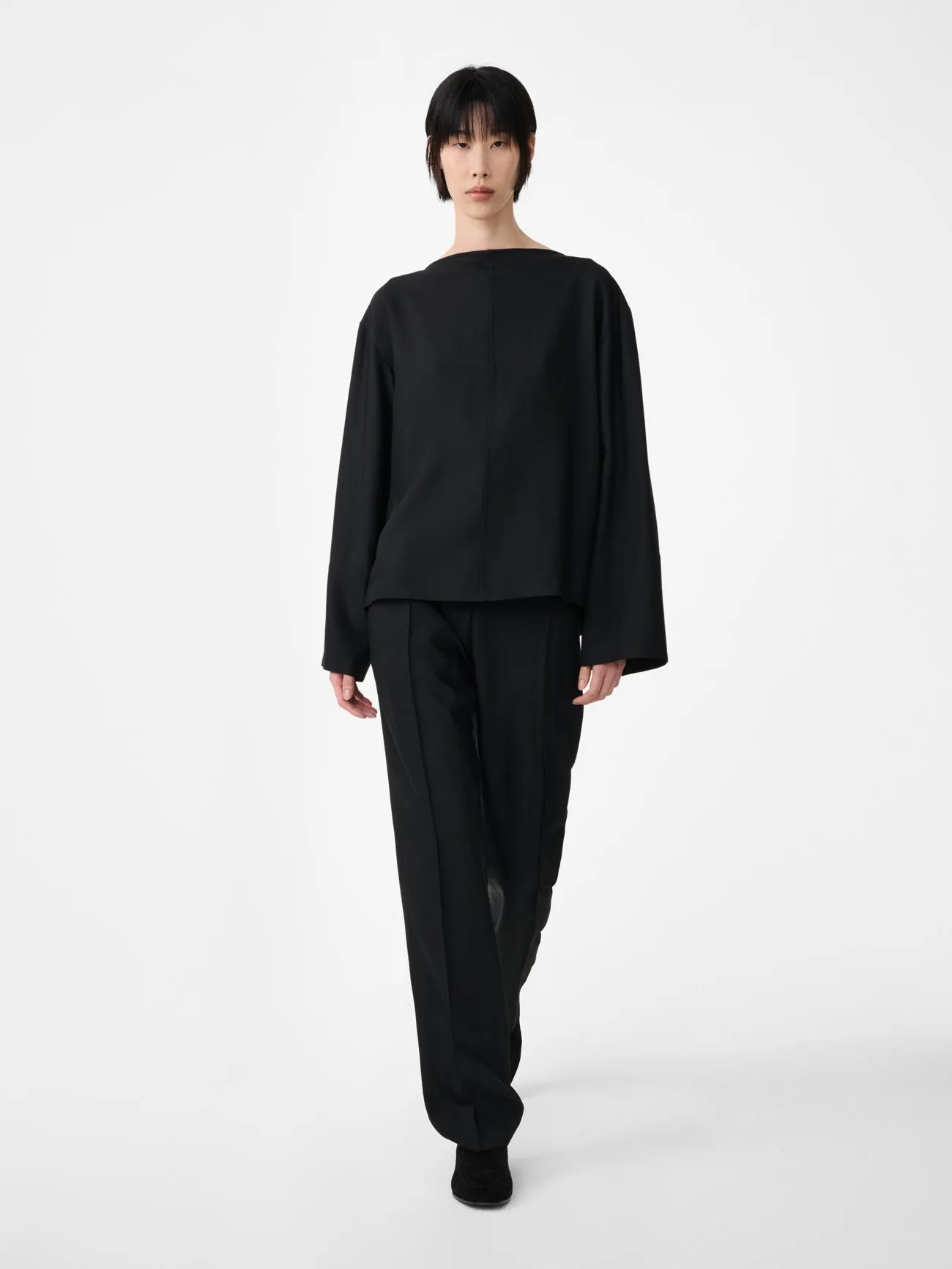 Eorsa Top in Black sold by Studio Nicholson product image thumbnail 3