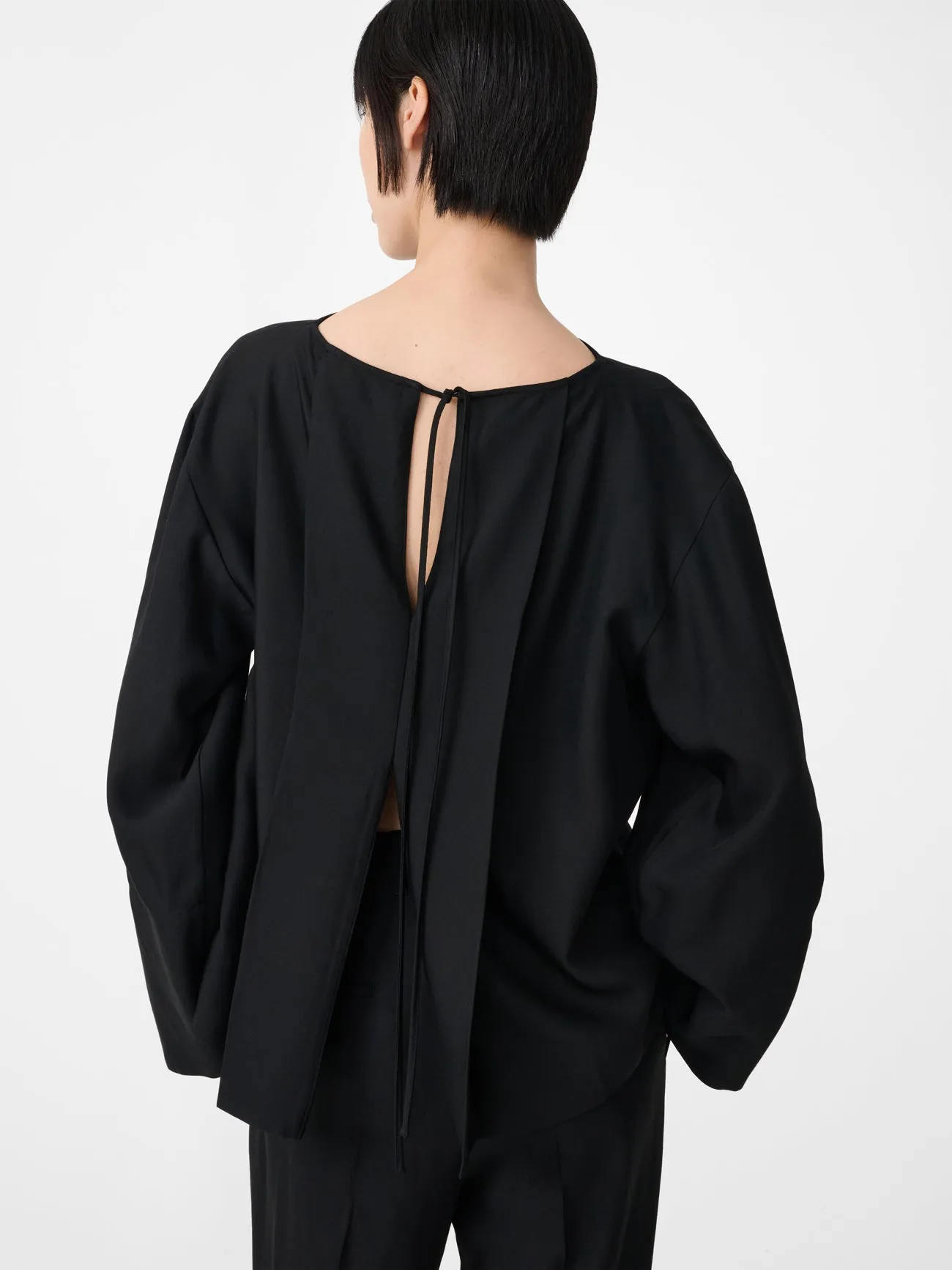 Eorsa Top in Black sold by Studio Nicholson product image thumbnail 4