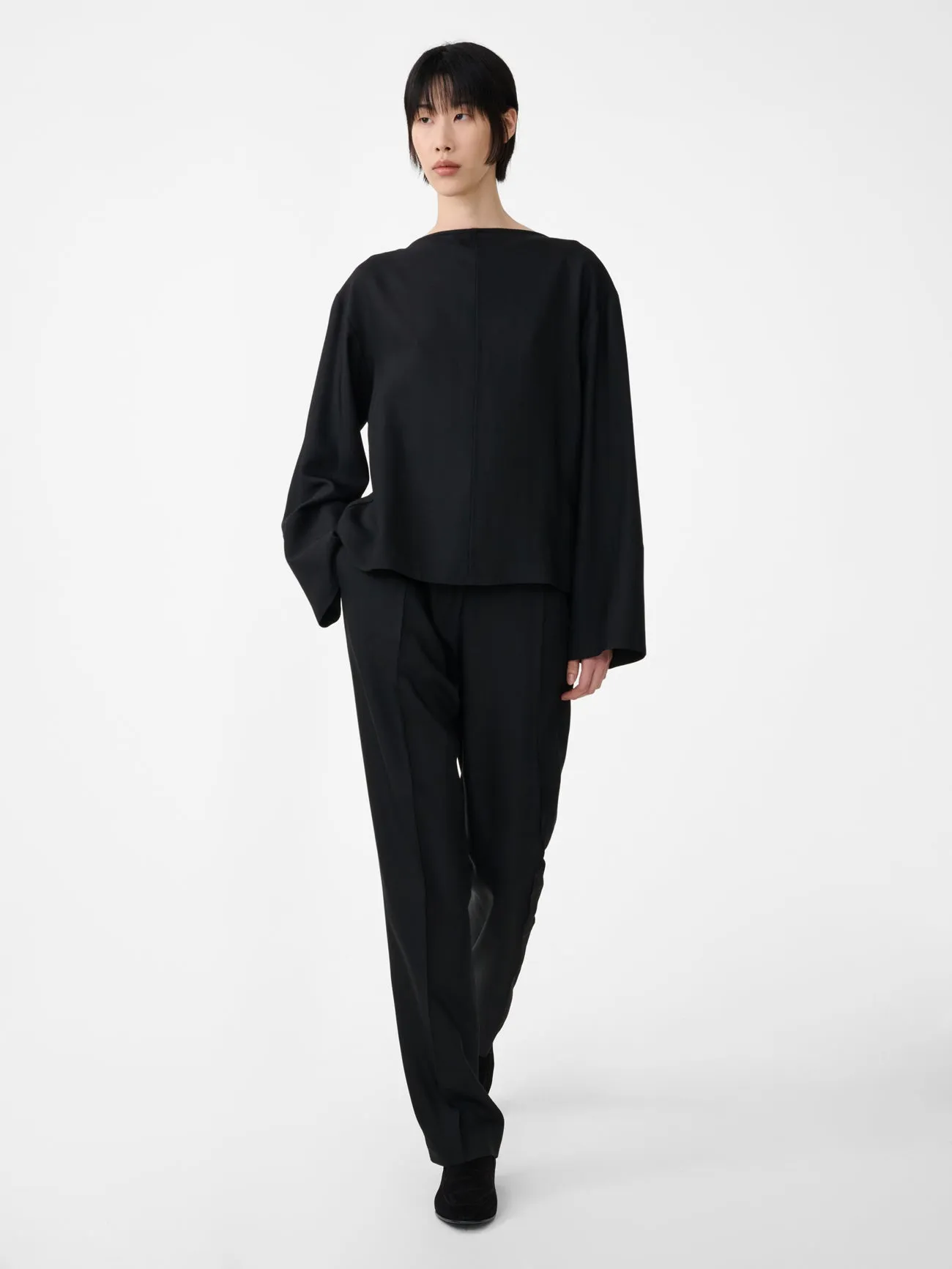Eorsa Top in Black sold by Studio Nicholson product image thumbnail 2