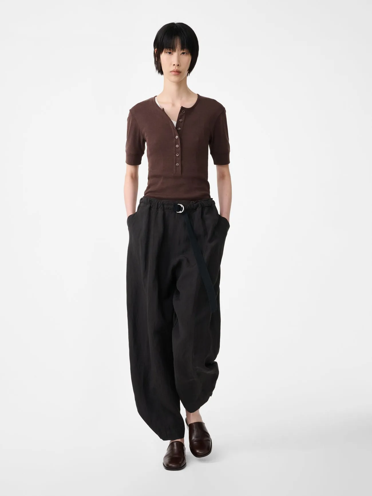 Sorin Jersey in Espresso sold by Studio Nicholson product image thumbnail 3