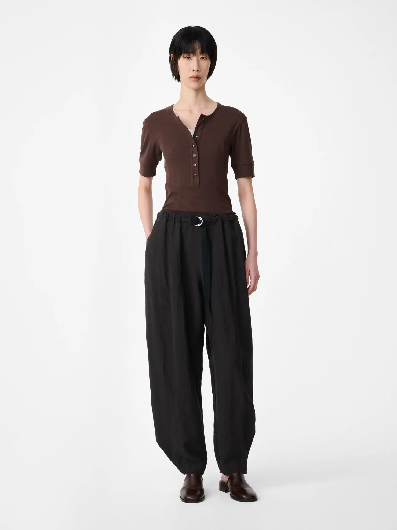 Sorin Jersey in Espresso sold by Studio Nicholson product image thumbnail 4