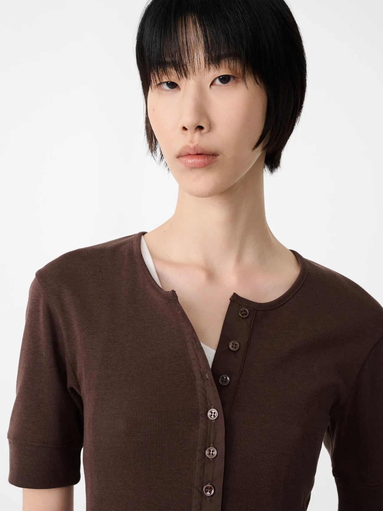 Sorin Jersey in Espresso sold by Studio Nicholson product image thumbnail 2