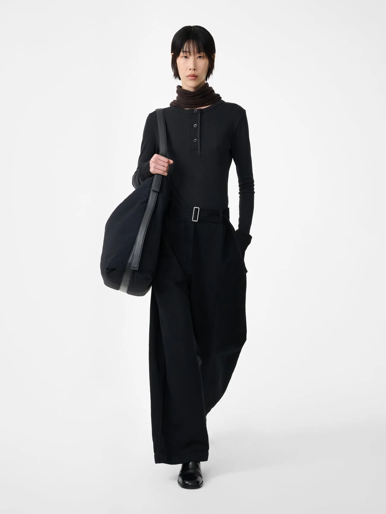 Roane Jersey in Black sold by Studio Nicholson product image thumbnail 4
