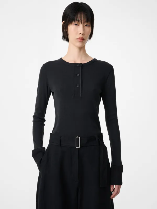 Roane Jersey in Black made by Studio Nicholson