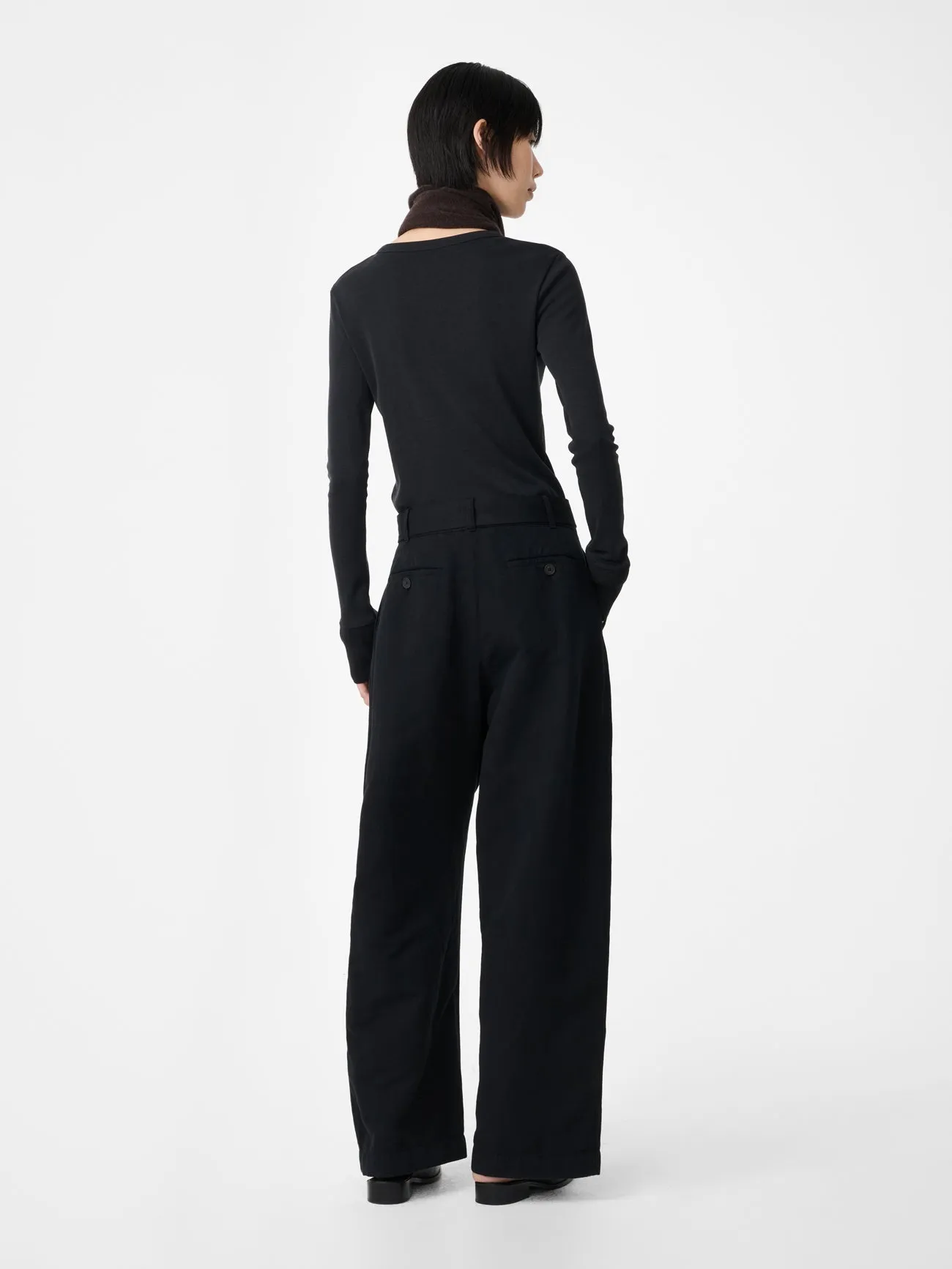 Roane Jersey in Black sold by Studio Nicholson product image thumbnail 5