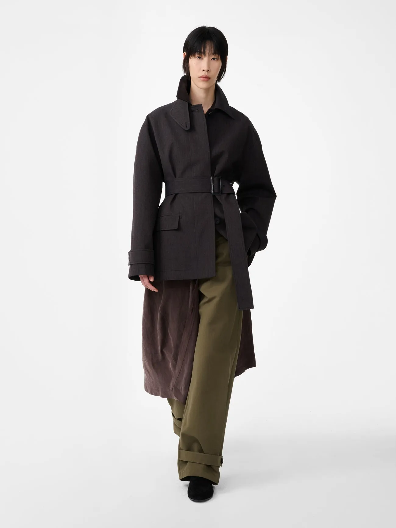 Lurie Jacket in Brown Marl sold by Studio Nicholson product image thumbnail 2