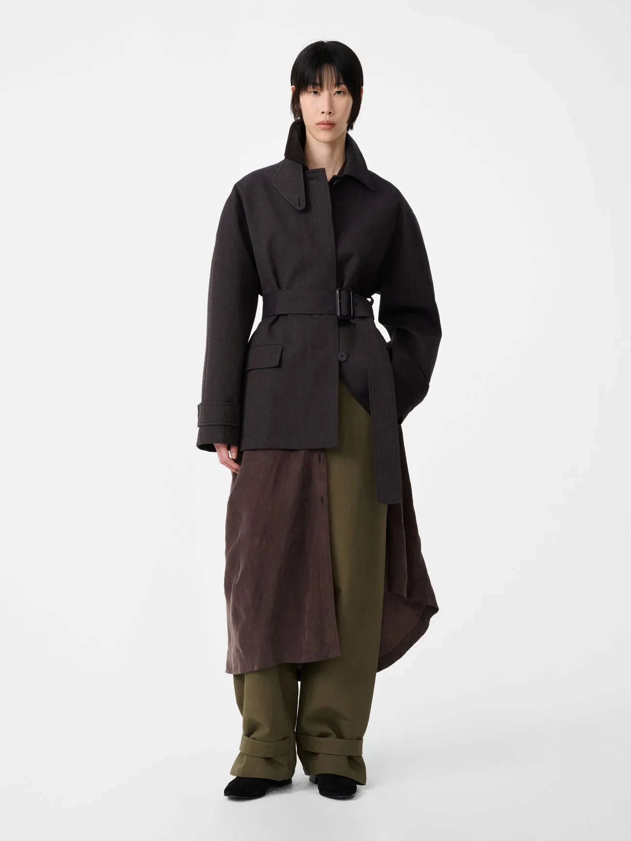Lurie Jacket in Brown Marl sold by Studio Nicholson