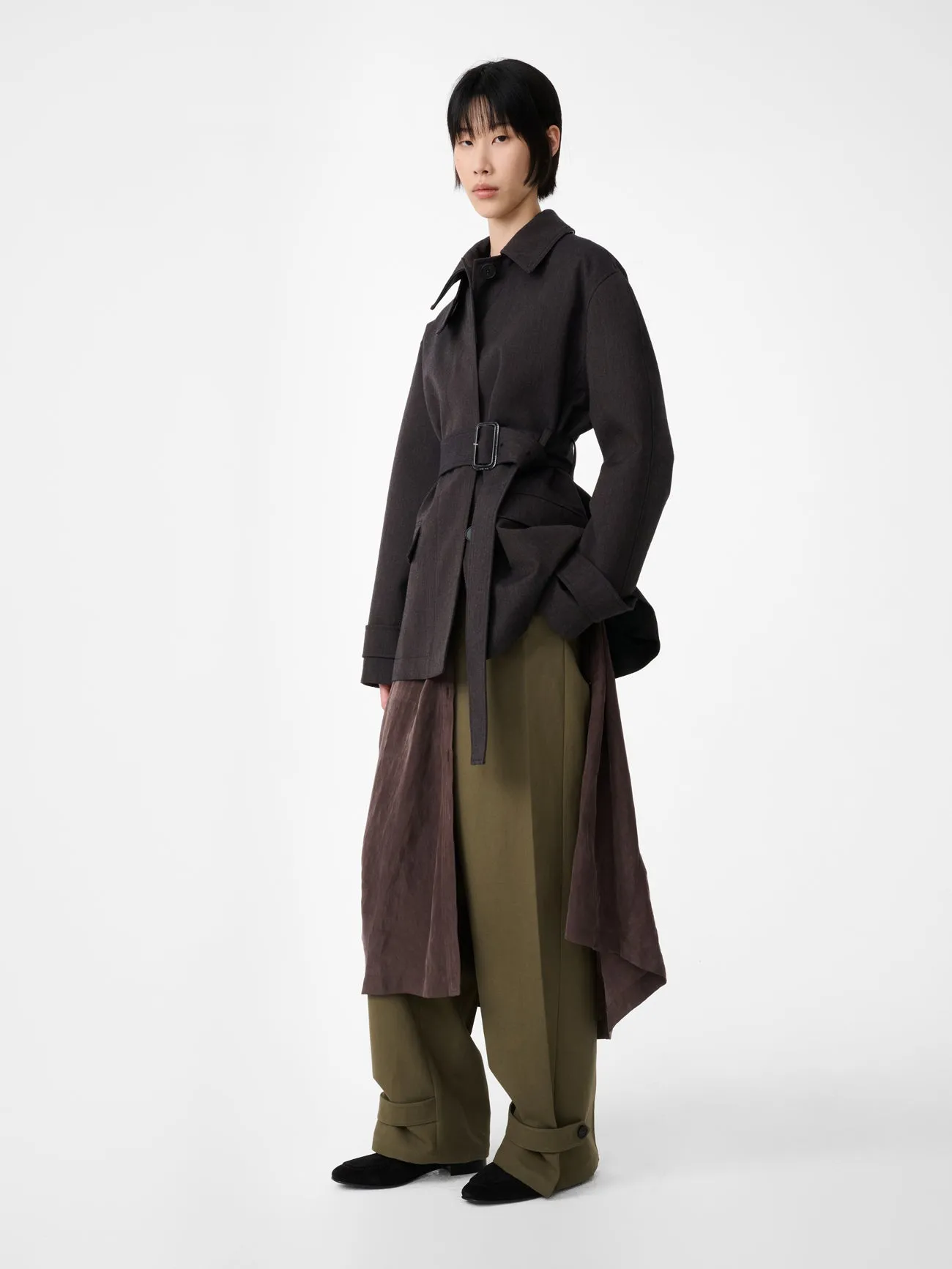 Lurie Jacket in Brown Marl sold by Studio Nicholson product image thumbnail 3