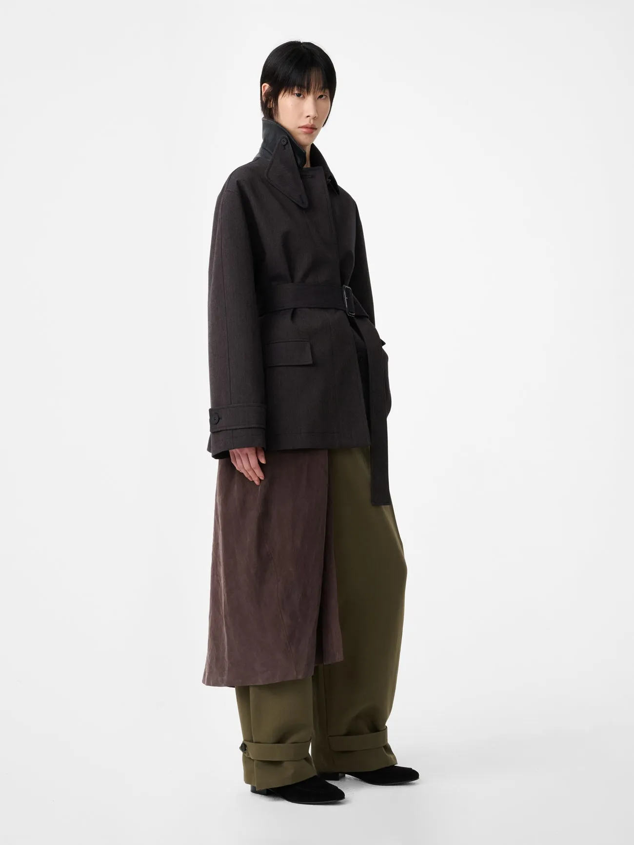 Lurie Jacket in Brown Marl sold by Studio Nicholson product image thumbnail 5