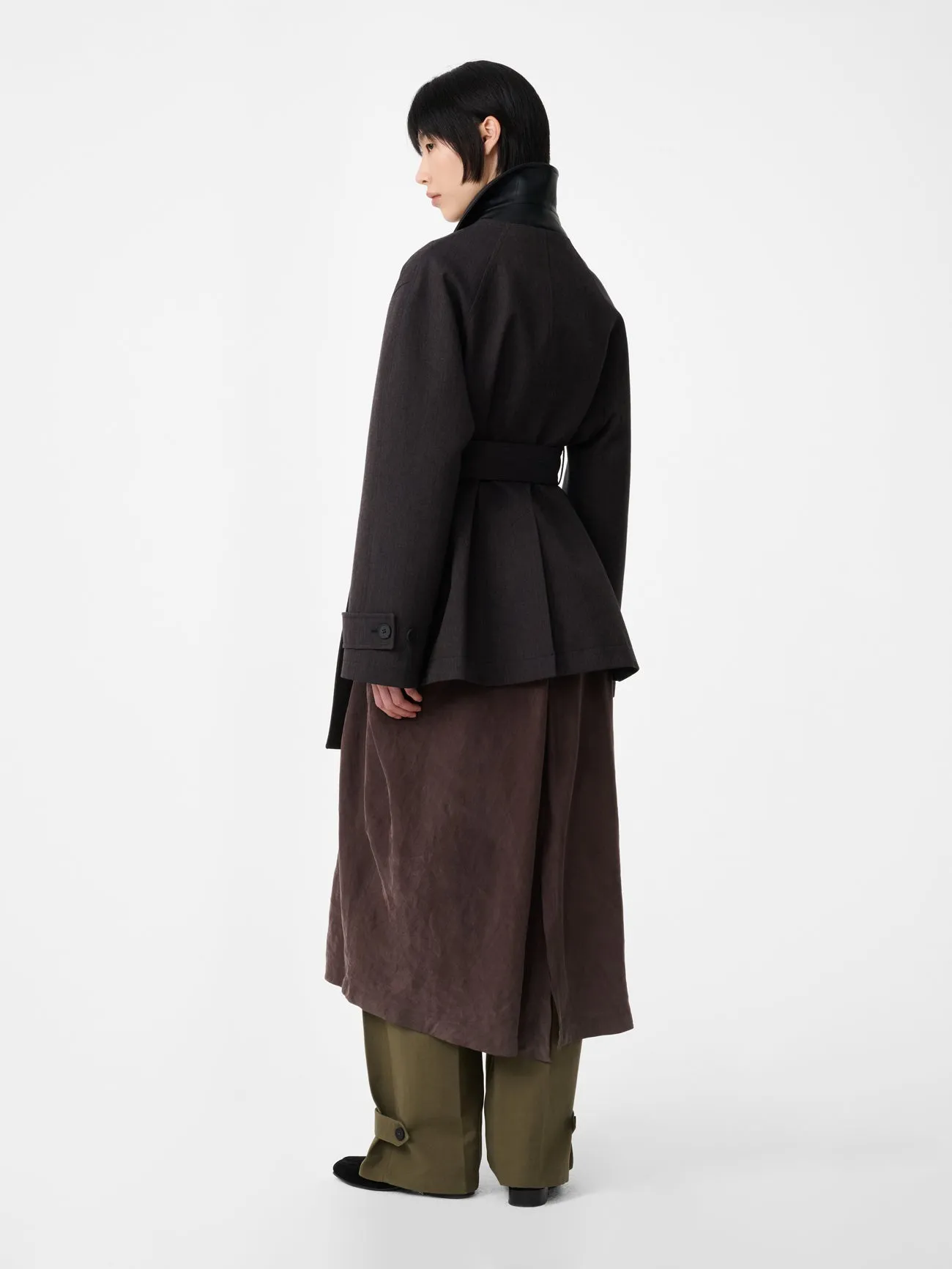 Lurie Jacket in Brown Marl sold by Studio Nicholson product image thumbnail 4