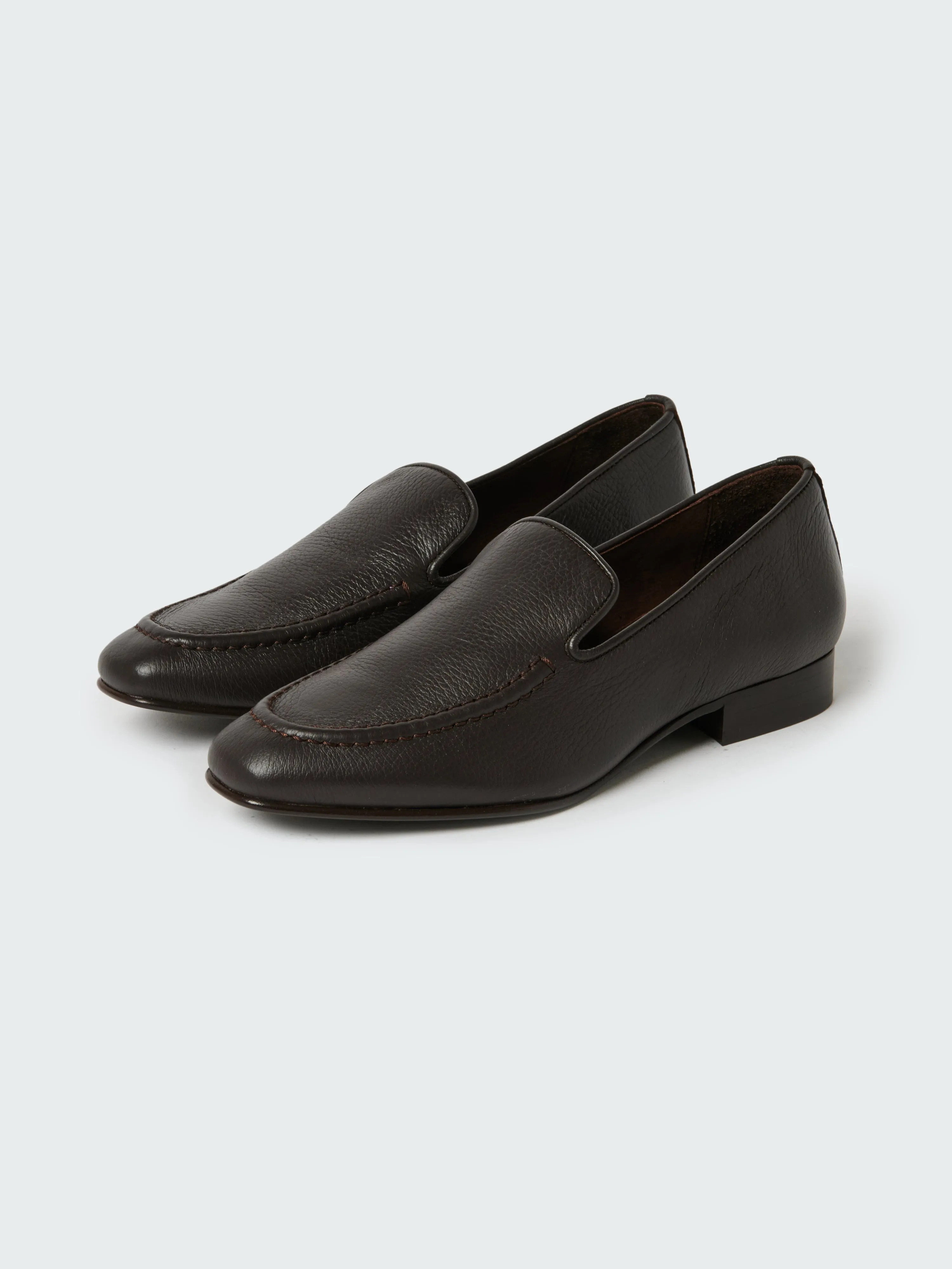 Elkann Leather Shoe in Brown sold by Studio Nicholson