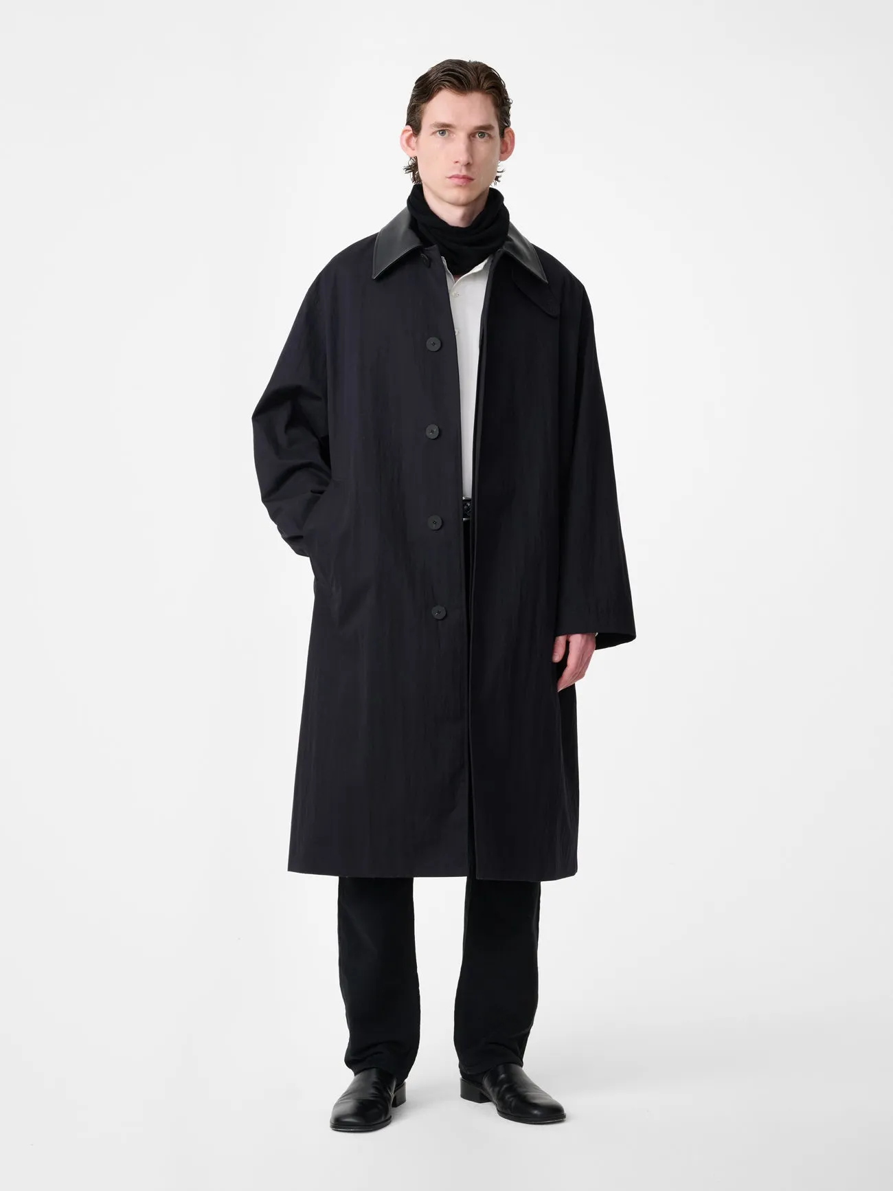 Revere Trench Darkest Navy sold by Studio Nicholson product image thumbnail 2