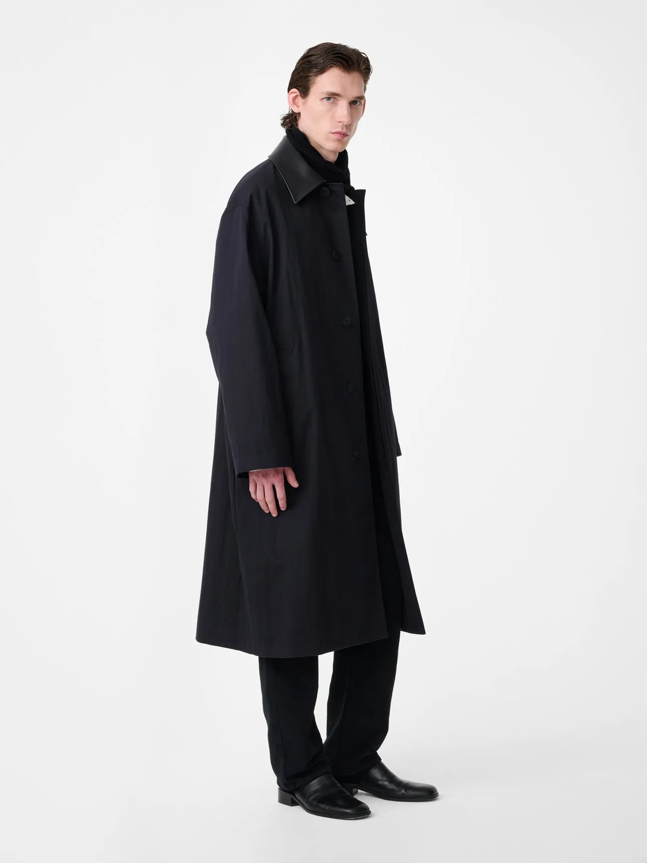 Revere Trench Darkest Navy sold by Studio Nicholson product image thumbnail 3