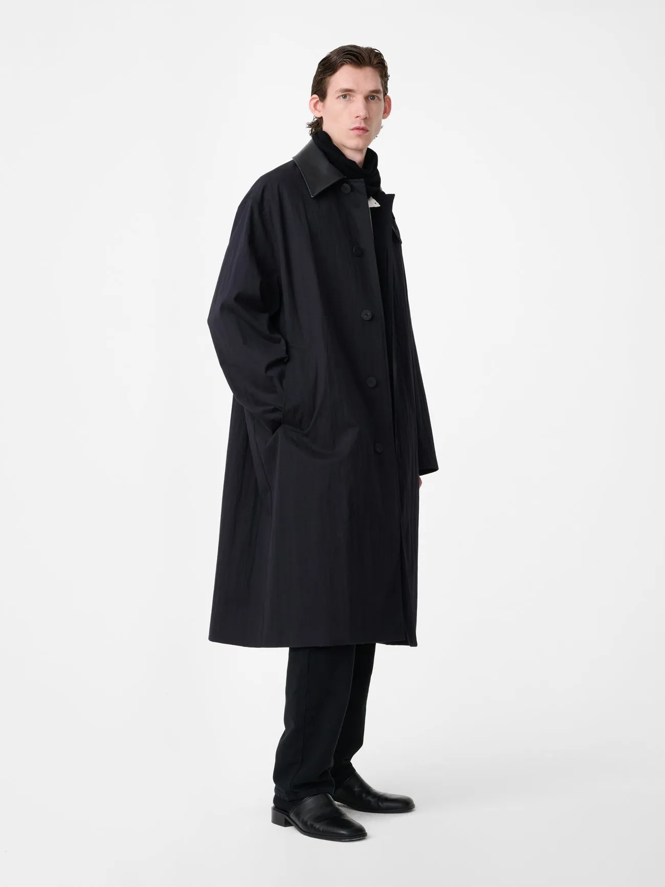 Revere Trench Darkest Navy sold by Studio Nicholson product image thumbnail 4