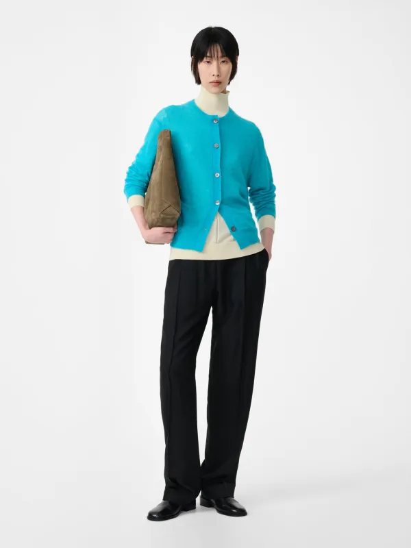 Callen Cardigan in Topaz made by Studio Nicholson