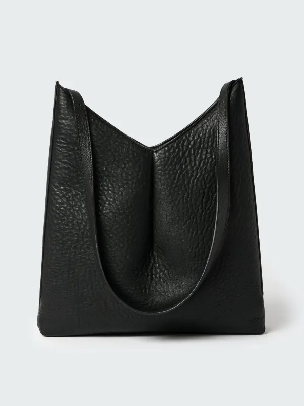 Hoho Leather Bag in Black made by Studio Nicholson