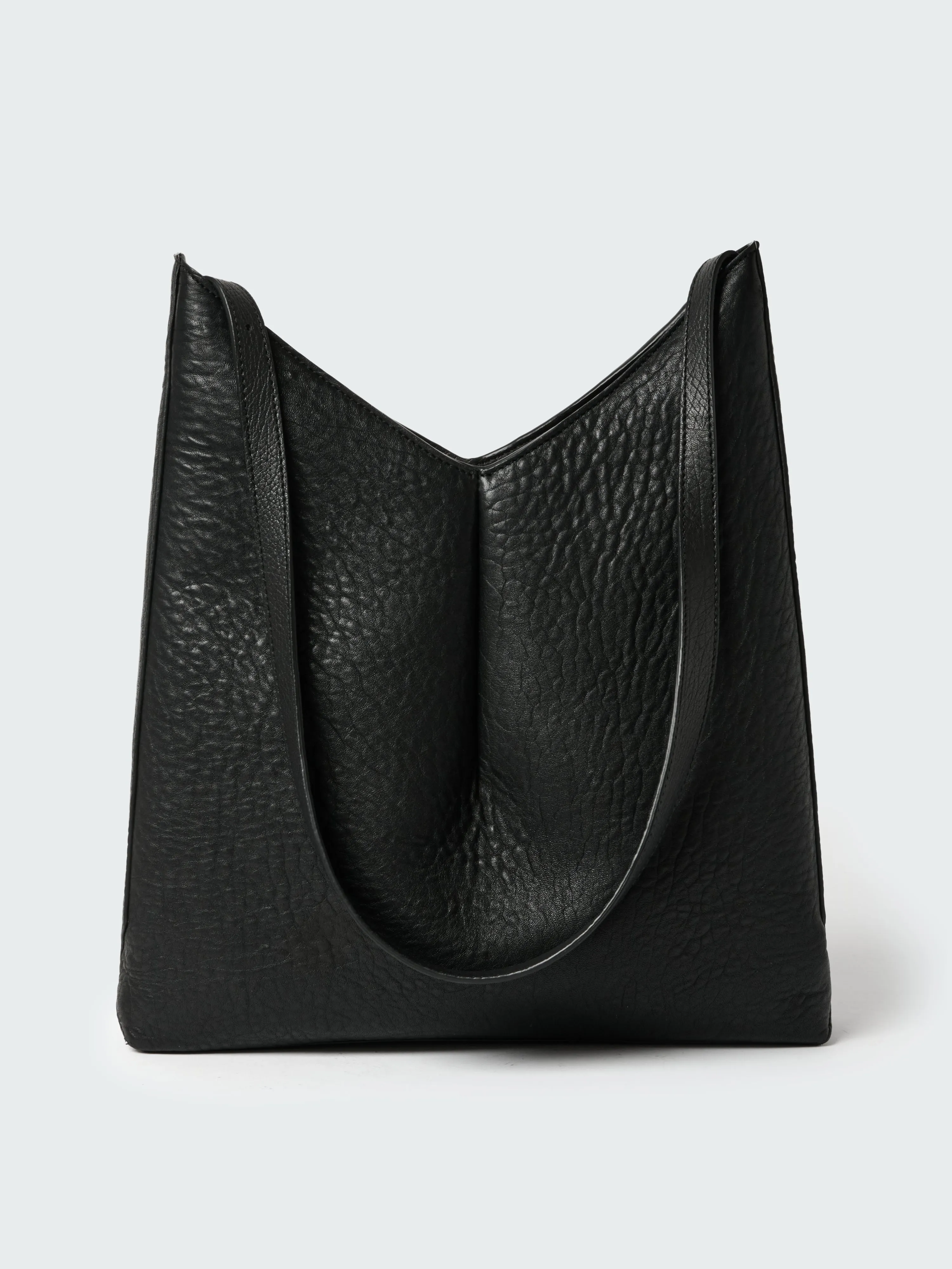 Hoho Leather Bag in Black sold by Studio Nicholson