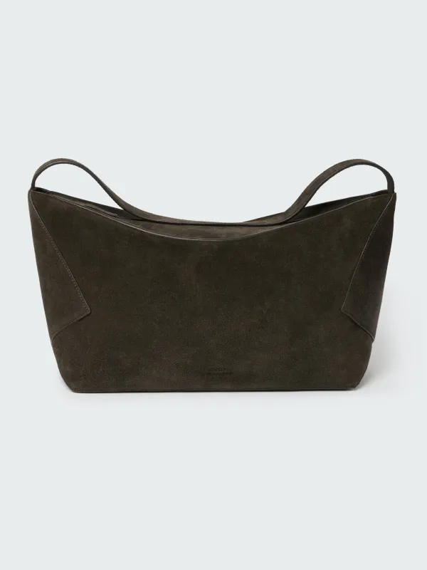 Hagu Suede Bag in Ebony made by Studio Nicholson