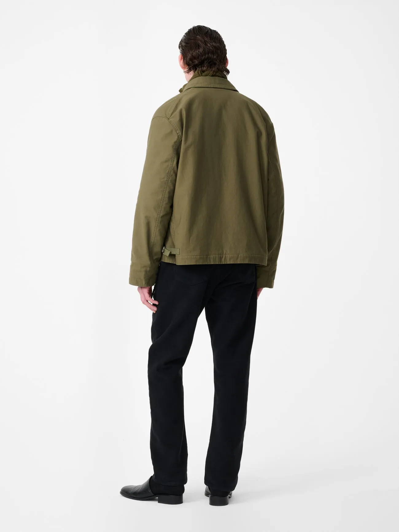 Linton Jacket in Utility Green sold by Studio Nicholson product image thumbnail 5
