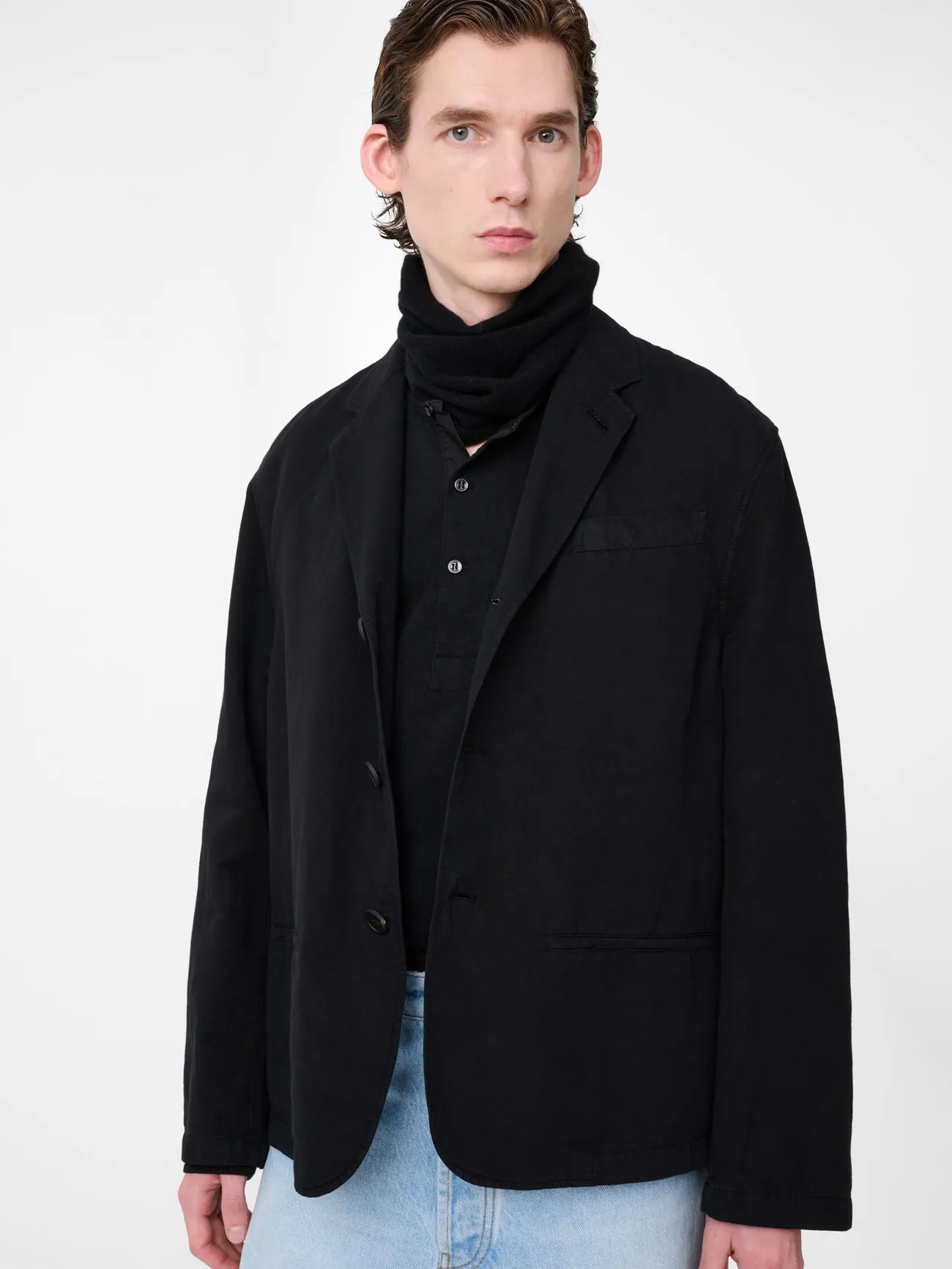 Spiel Jacket in Black sold by Studio Nicholson product image thumbnail 3
