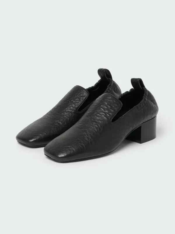 Moon Leather Shoe in Black made by Studio Nicholson