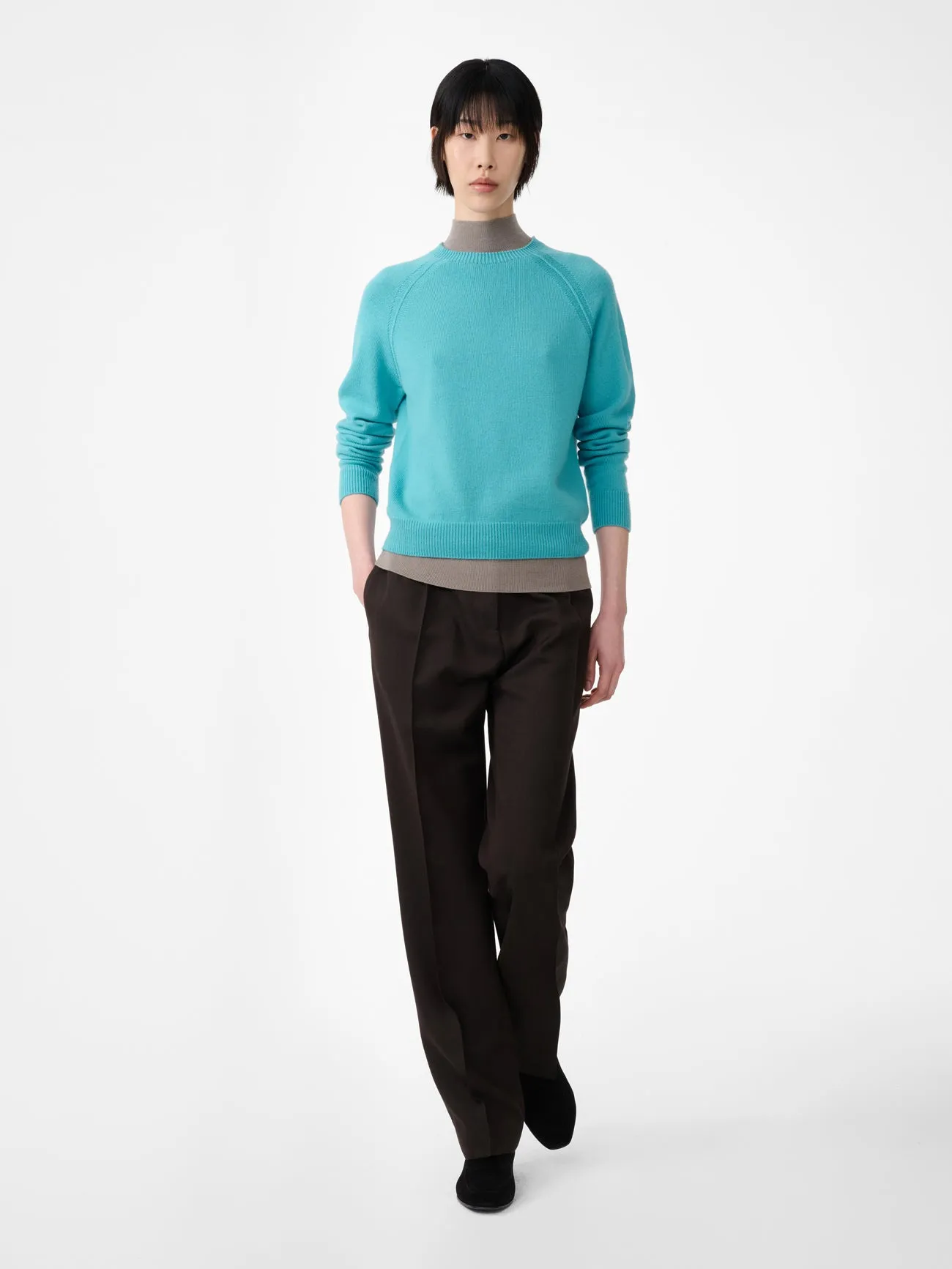 Loenne Knit in Sky sold by Studio Nicholson product image thumbnail 3
