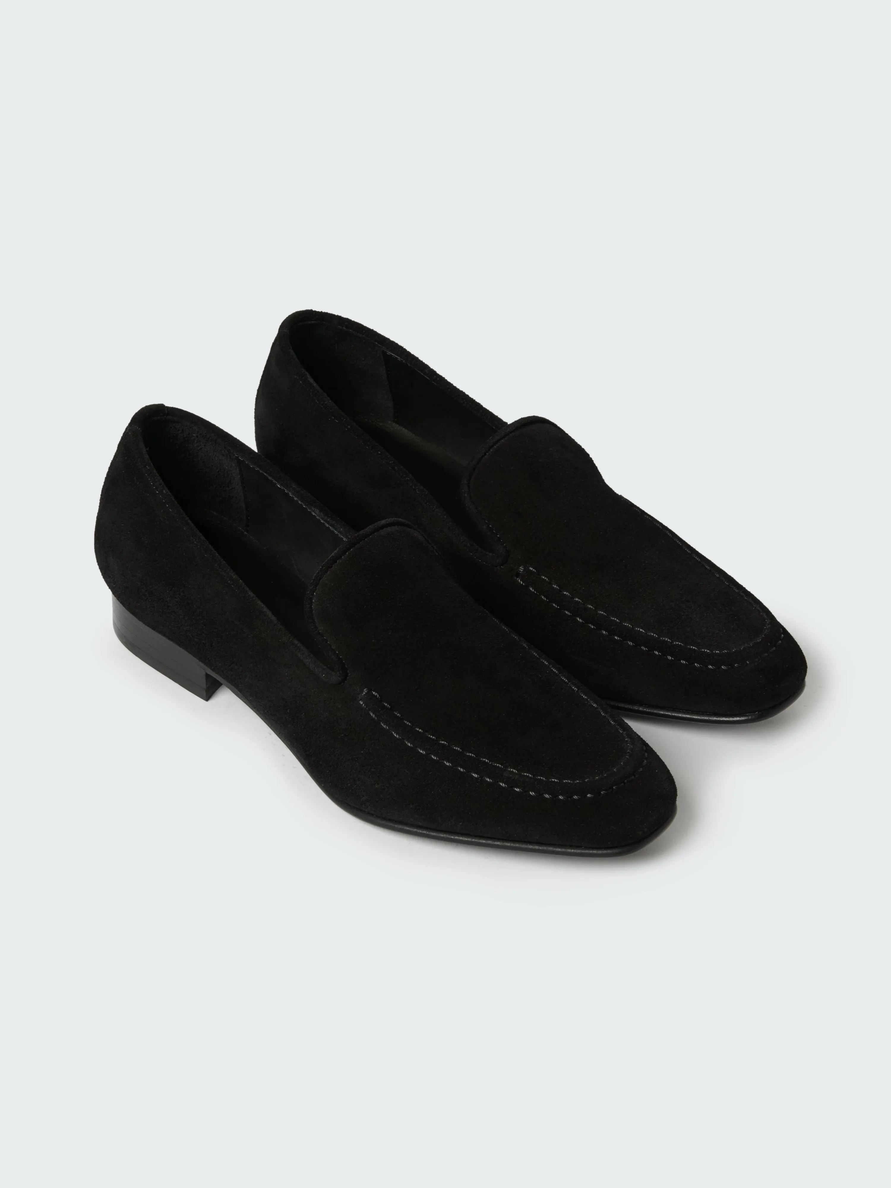 Elkann Suede Loafer in Black sold by Studio Nicholson product image thumbnail 5